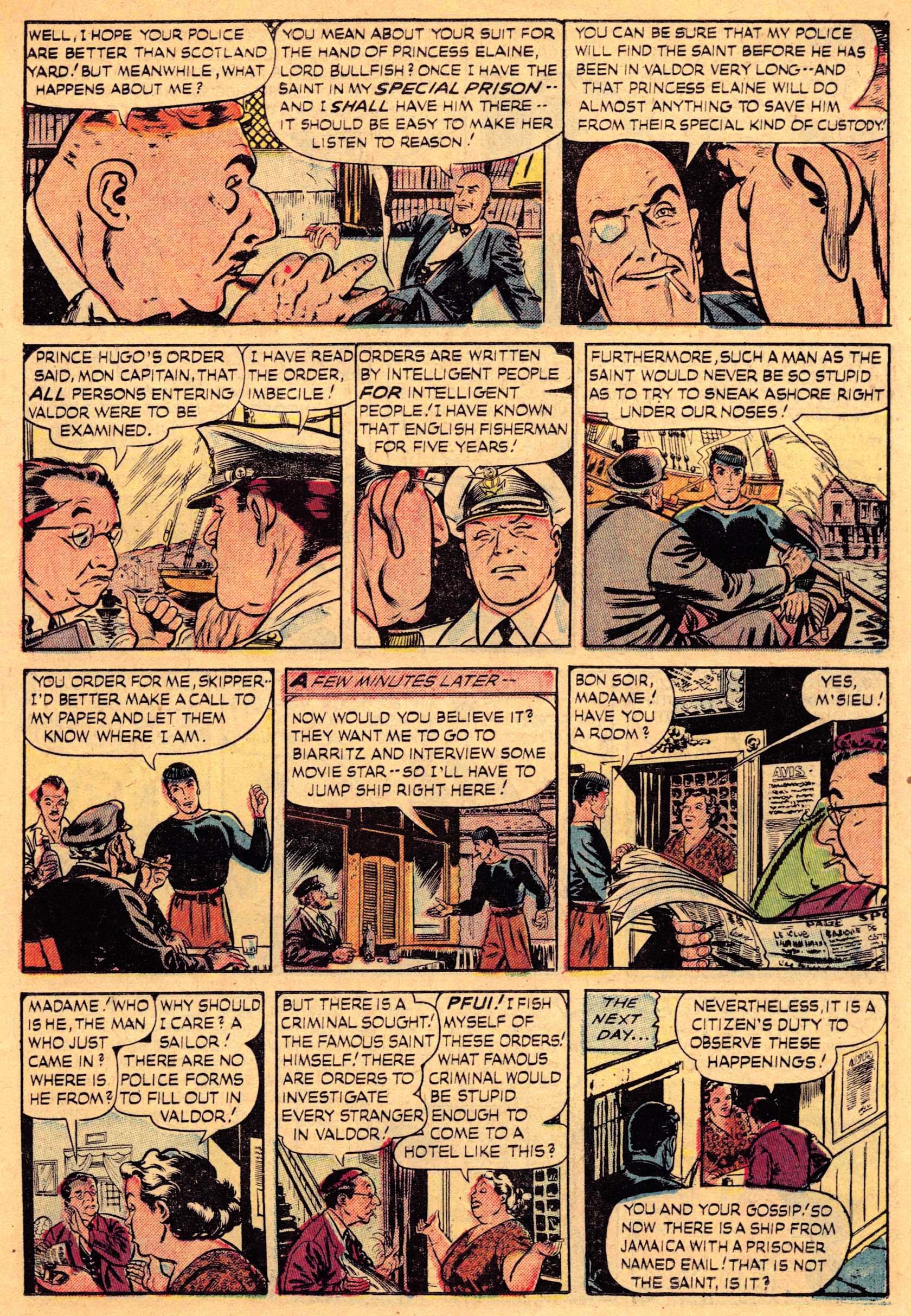Read online The Saint (1947) comic -  Issue #11 - 11