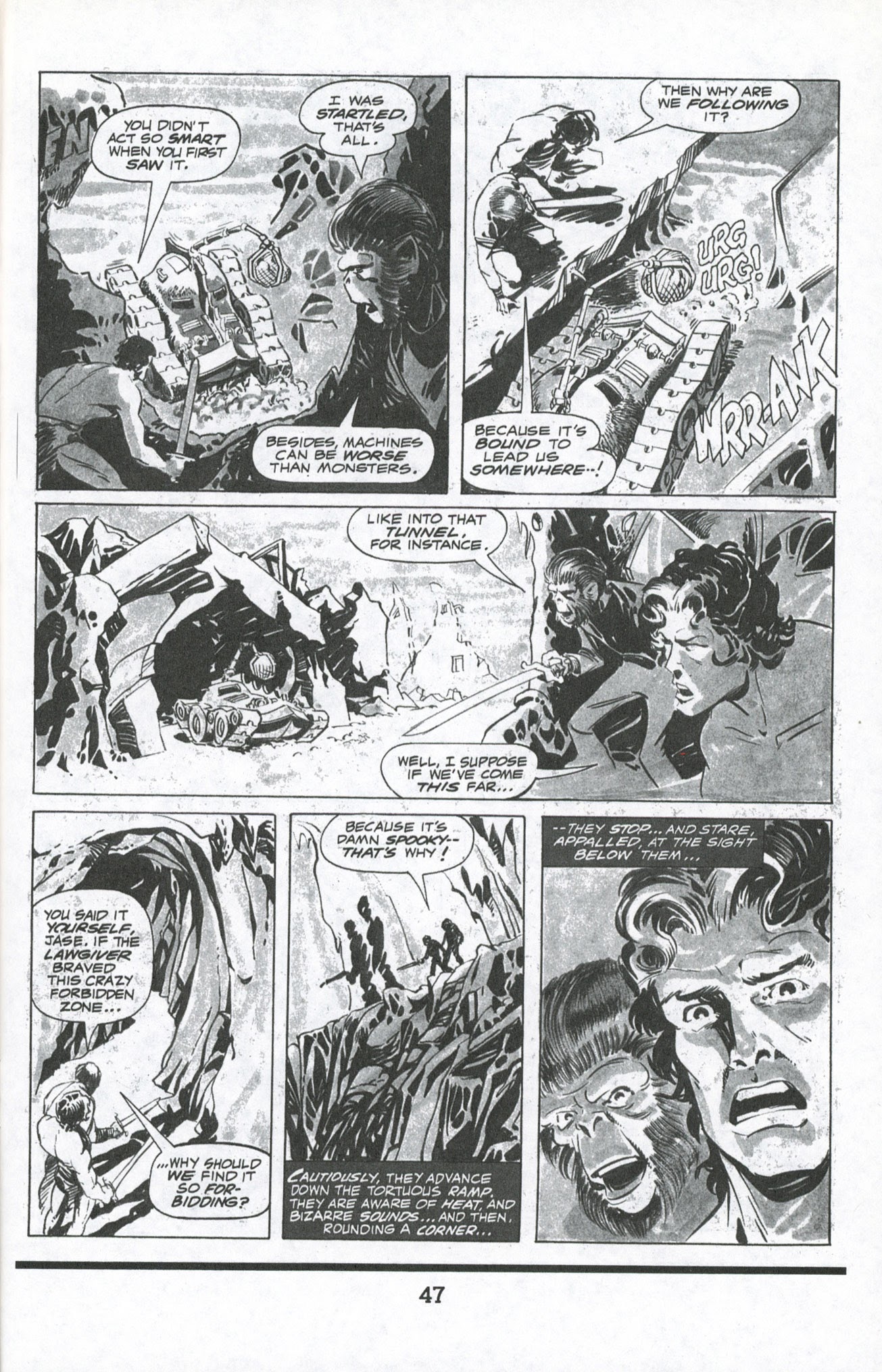 Read online Terror on the Planet of the Apes comic -  Issue #2 - 27