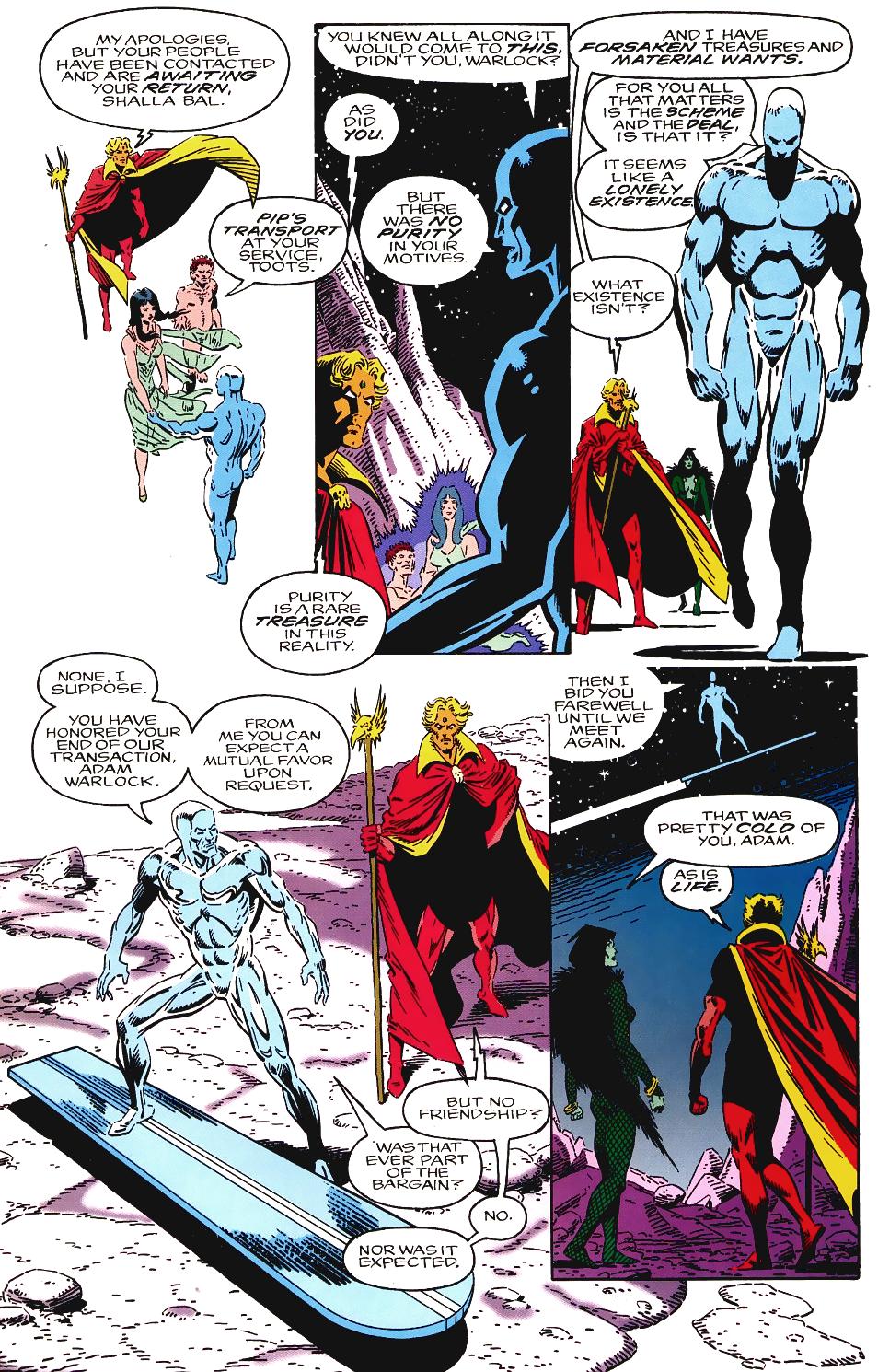 Read online Silver Surfer/Warlock: Resurrection comic -  Issue #4 - 21