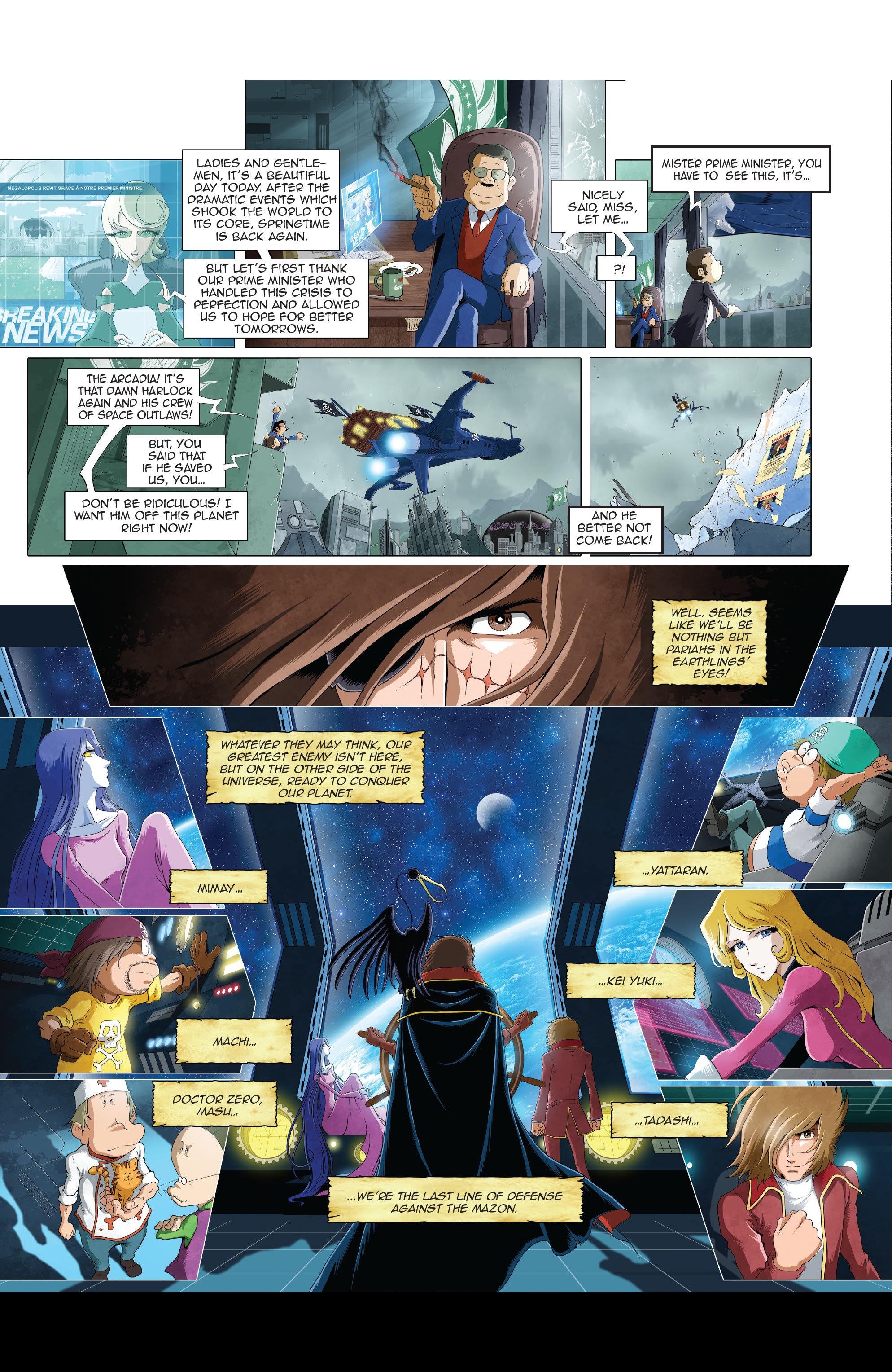 Read online Space Pirate Captain Harlock comic -  Issue #6 - 28