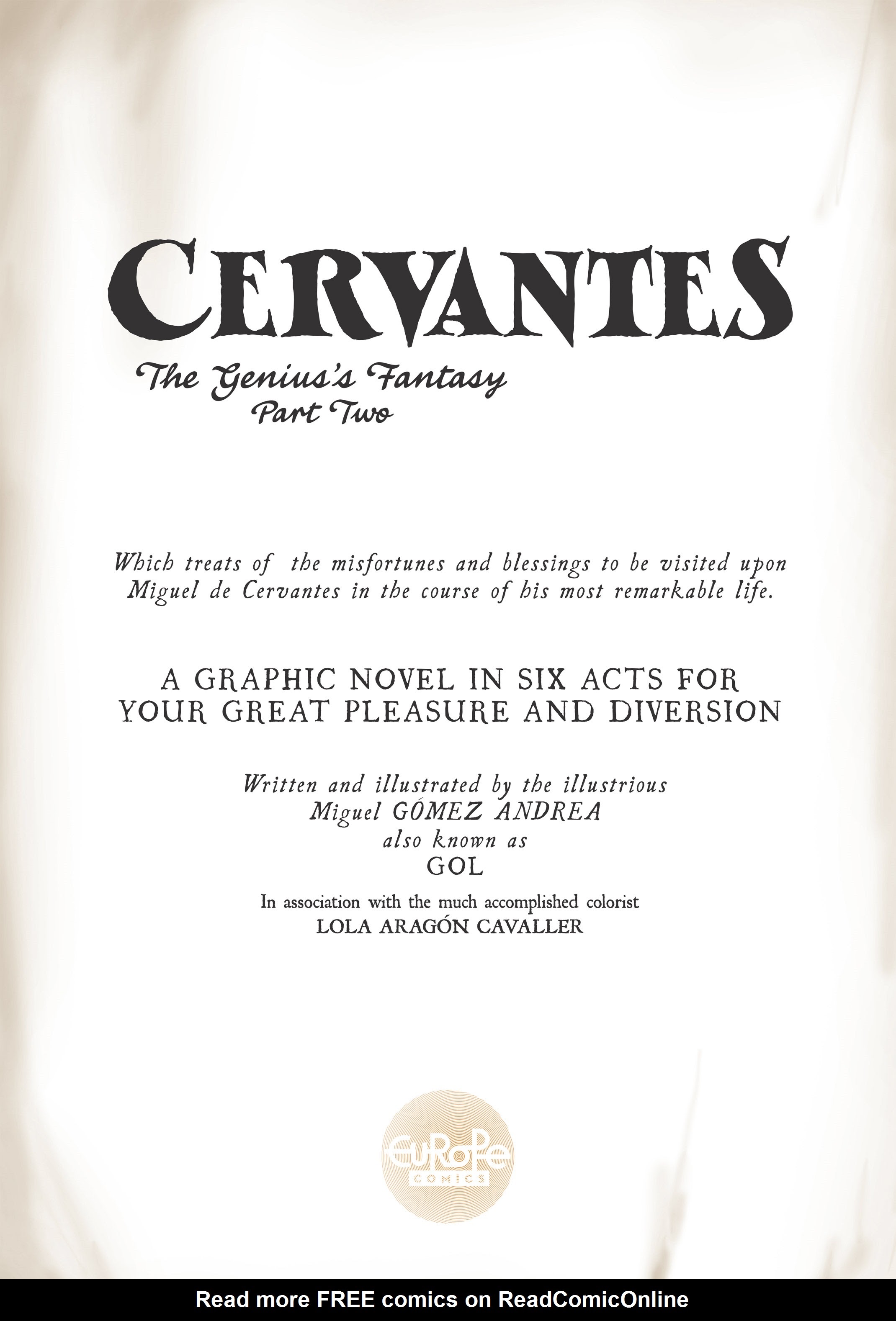 Read online Cervantes comic -  Issue # TPB 2 - 3