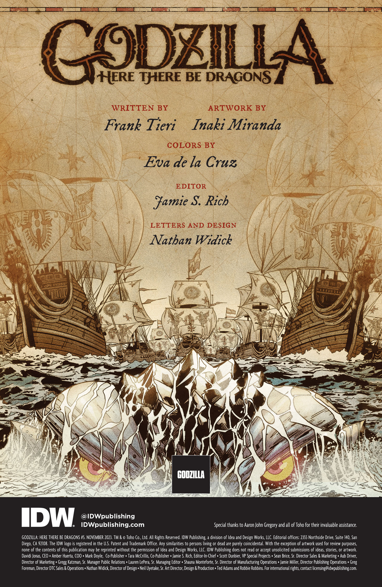 Read online Godzilla: Here There Be Dragons comic -  Issue #5 - 2