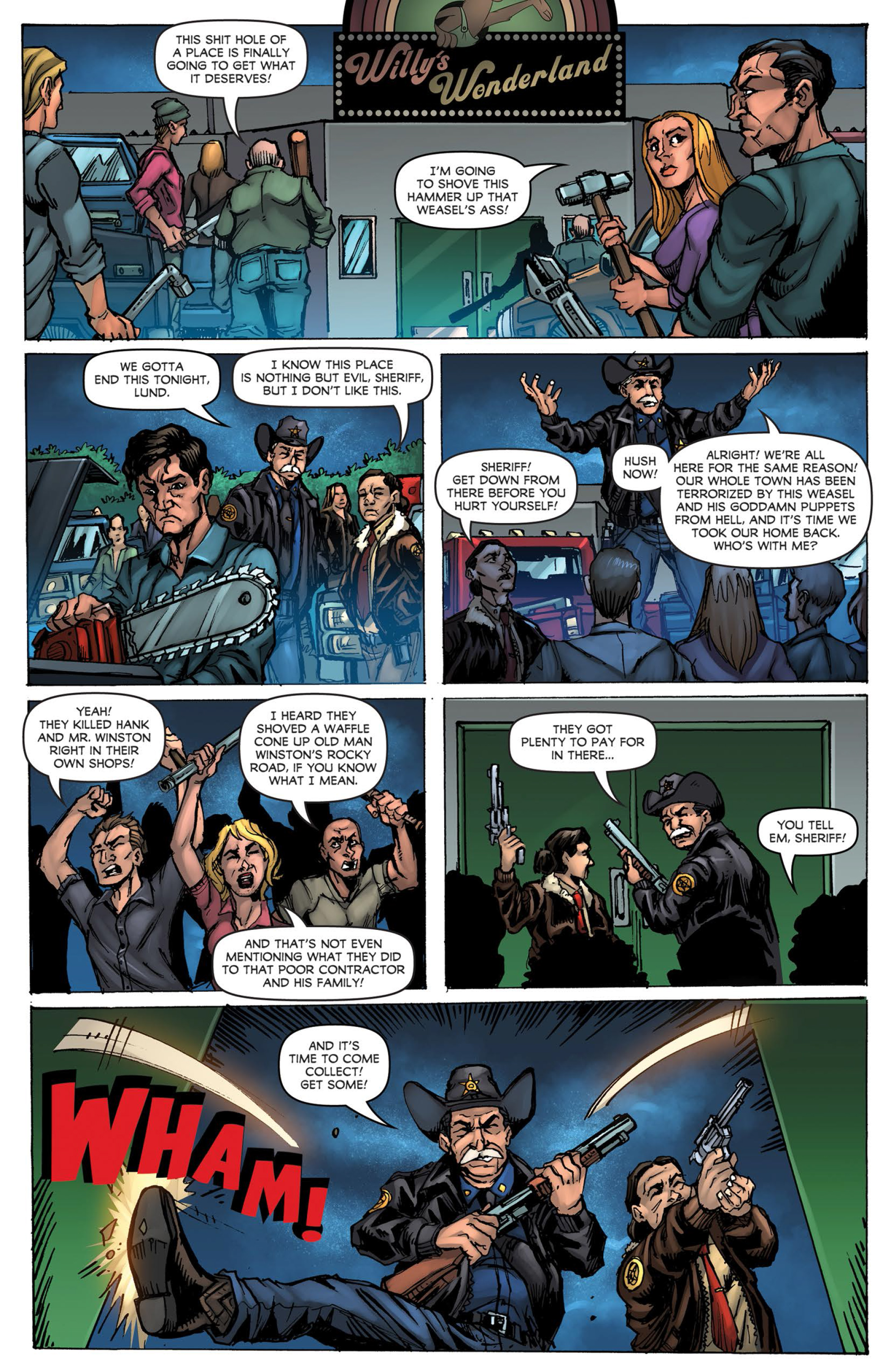 Read online Willy's Wonderland comic -  Issue #4 - 5