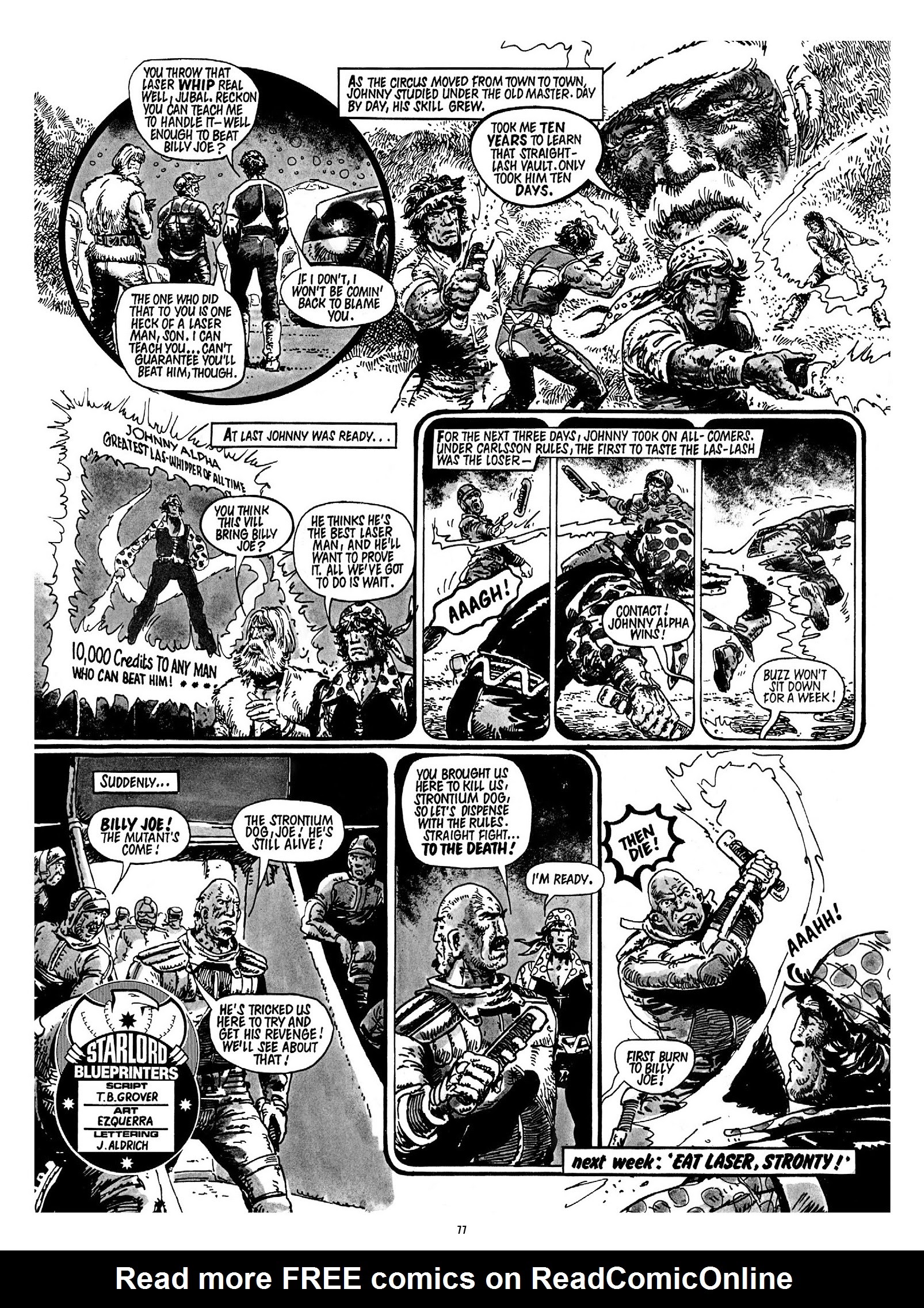 Read online Strontium Dog Search and Destroy: The Starlord Years comic -  Issue # TPB - 69