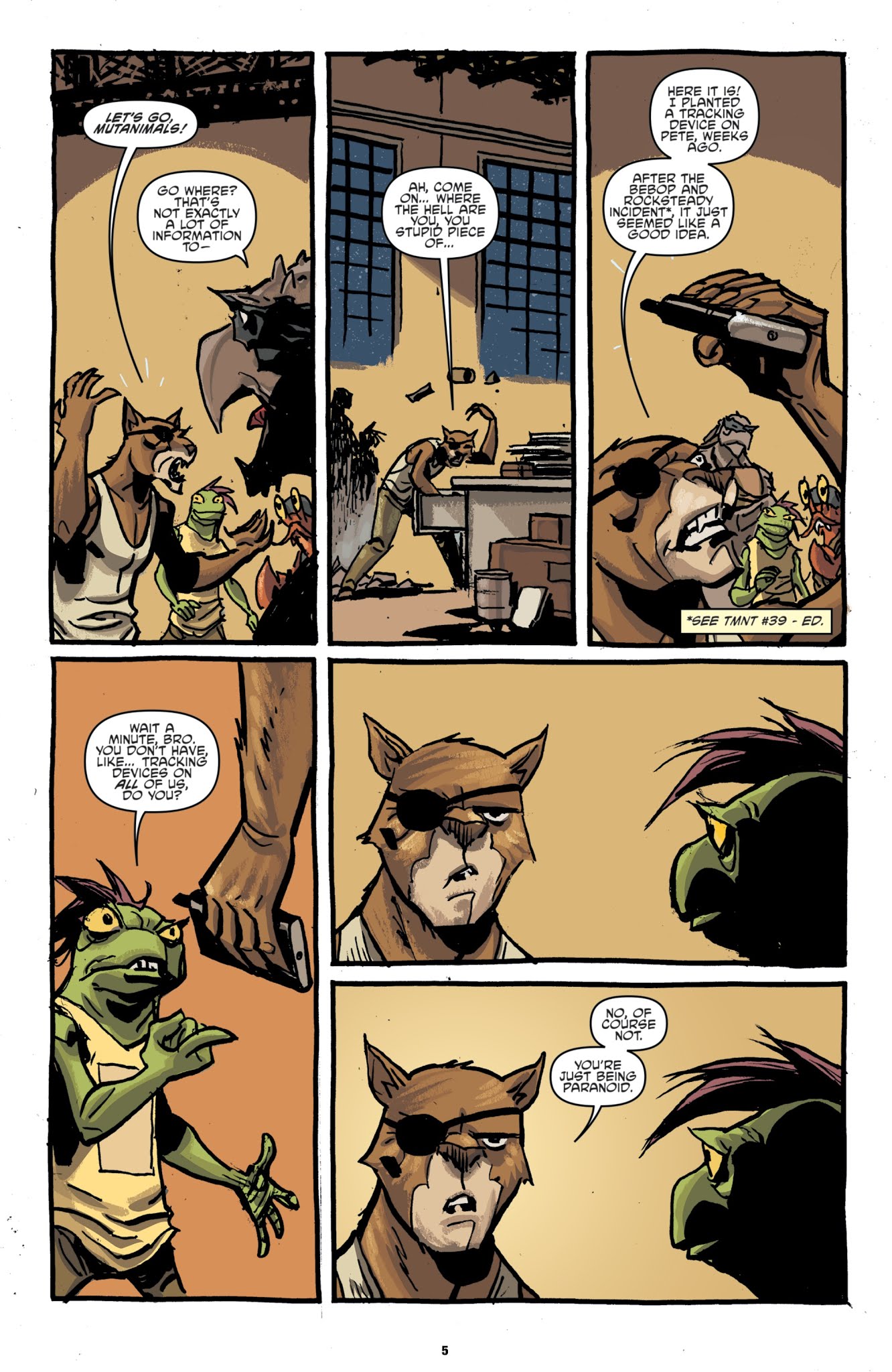 Read online Teenage Mutant Ninja Turtles: Bebop & Rocksteady Hit the Road comic -  Issue #4 - 29