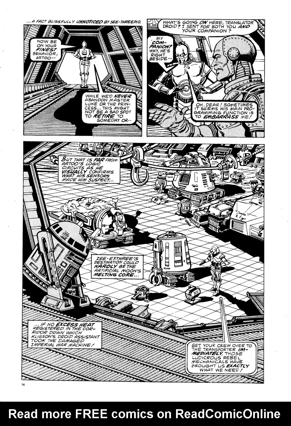 Read online Star Wars Weekly comic -  Issue #142 - 14