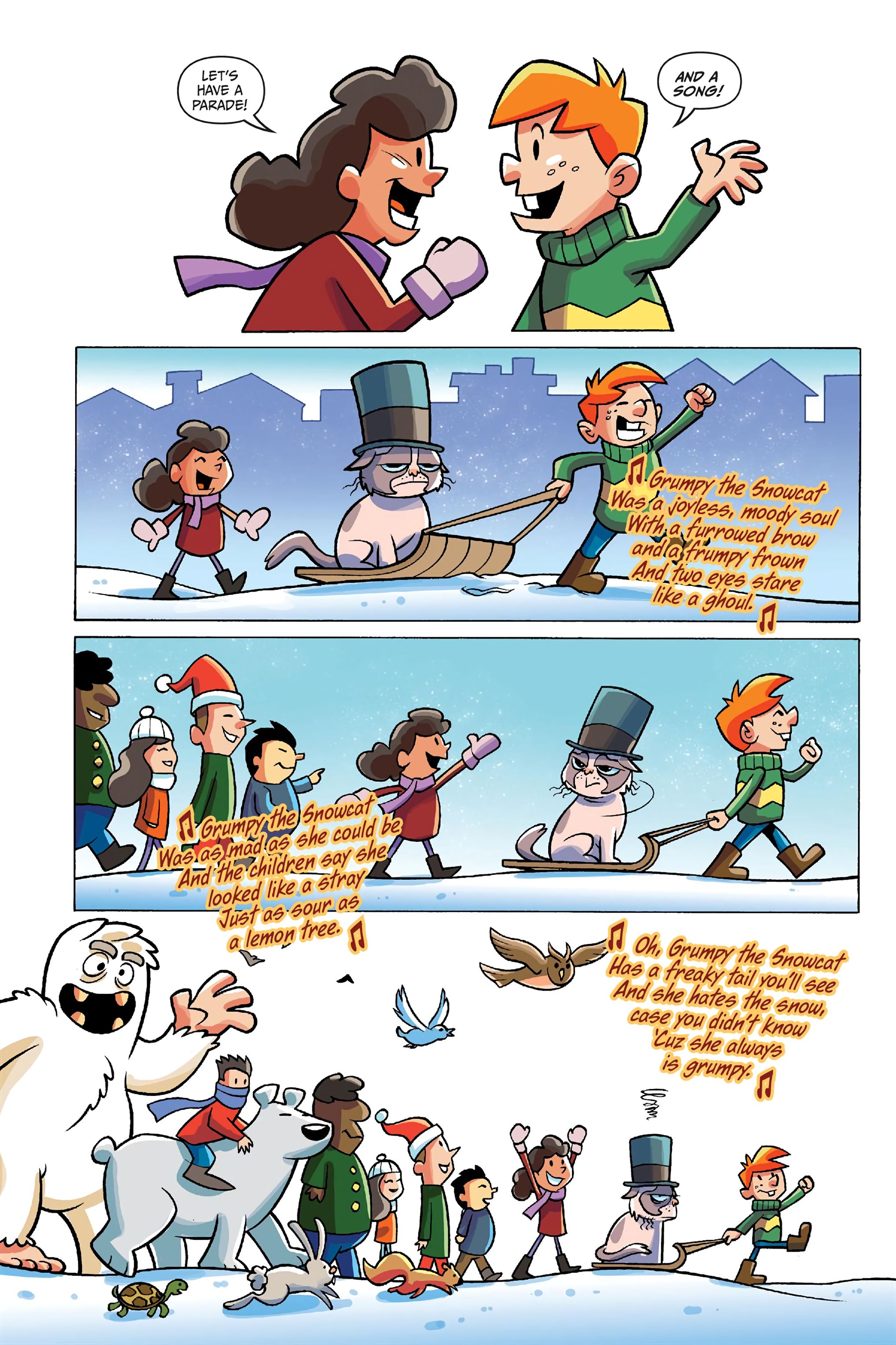 Read online Grumpy Cat: The Grumpus and Other Horrible Holiday Tales comic -  Issue # TPB - 25