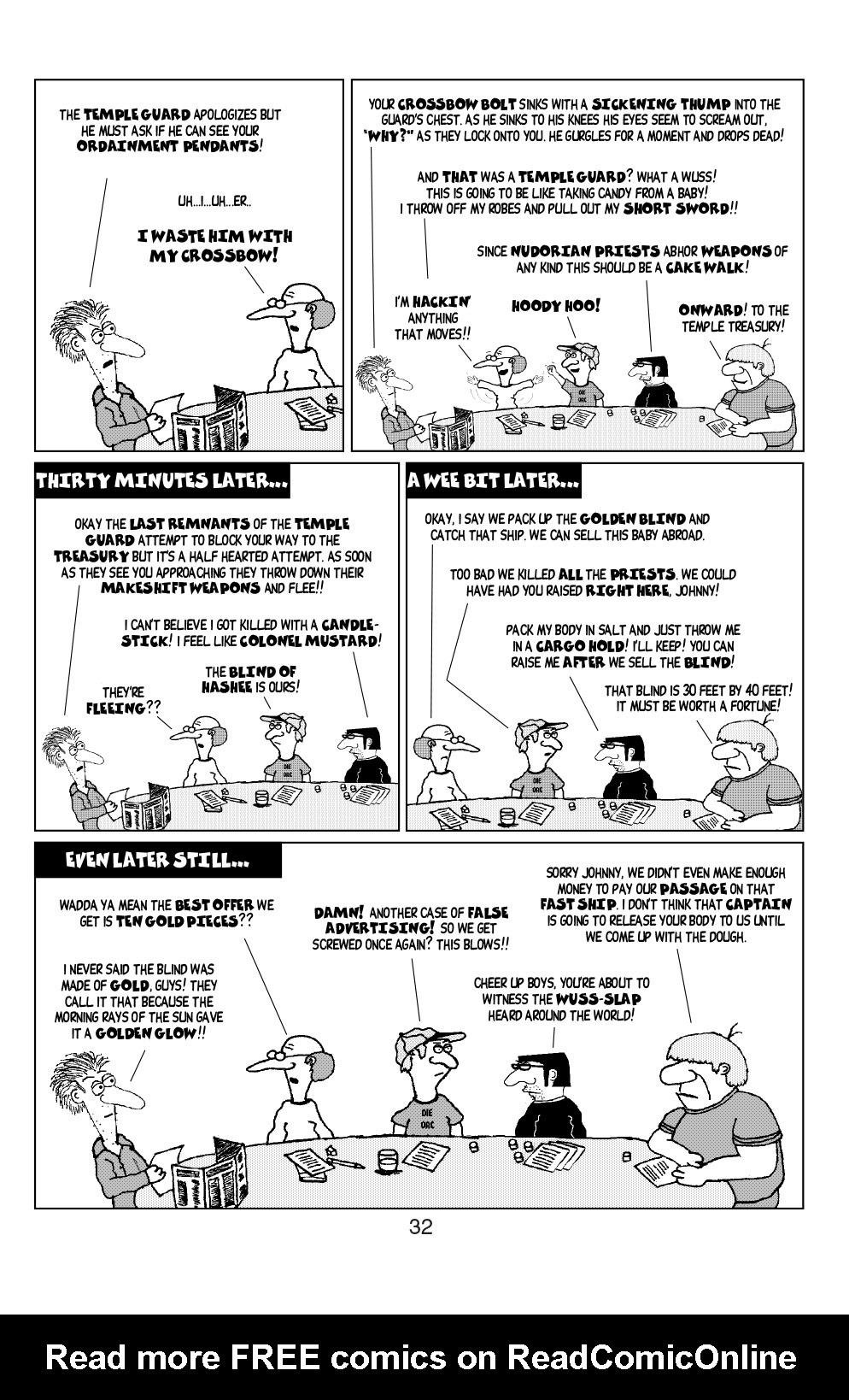 Read online Knights of the Dinner Table comic -  Issue #28 - 34