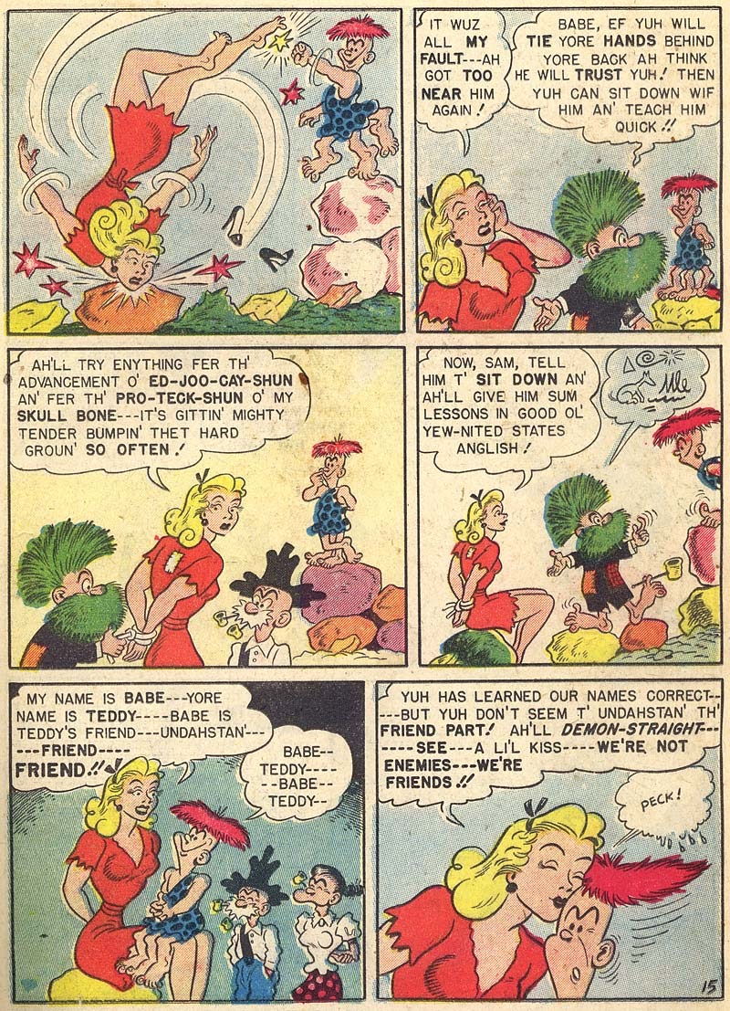 Read online Babe (1948) comic -  Issue #7 - 16