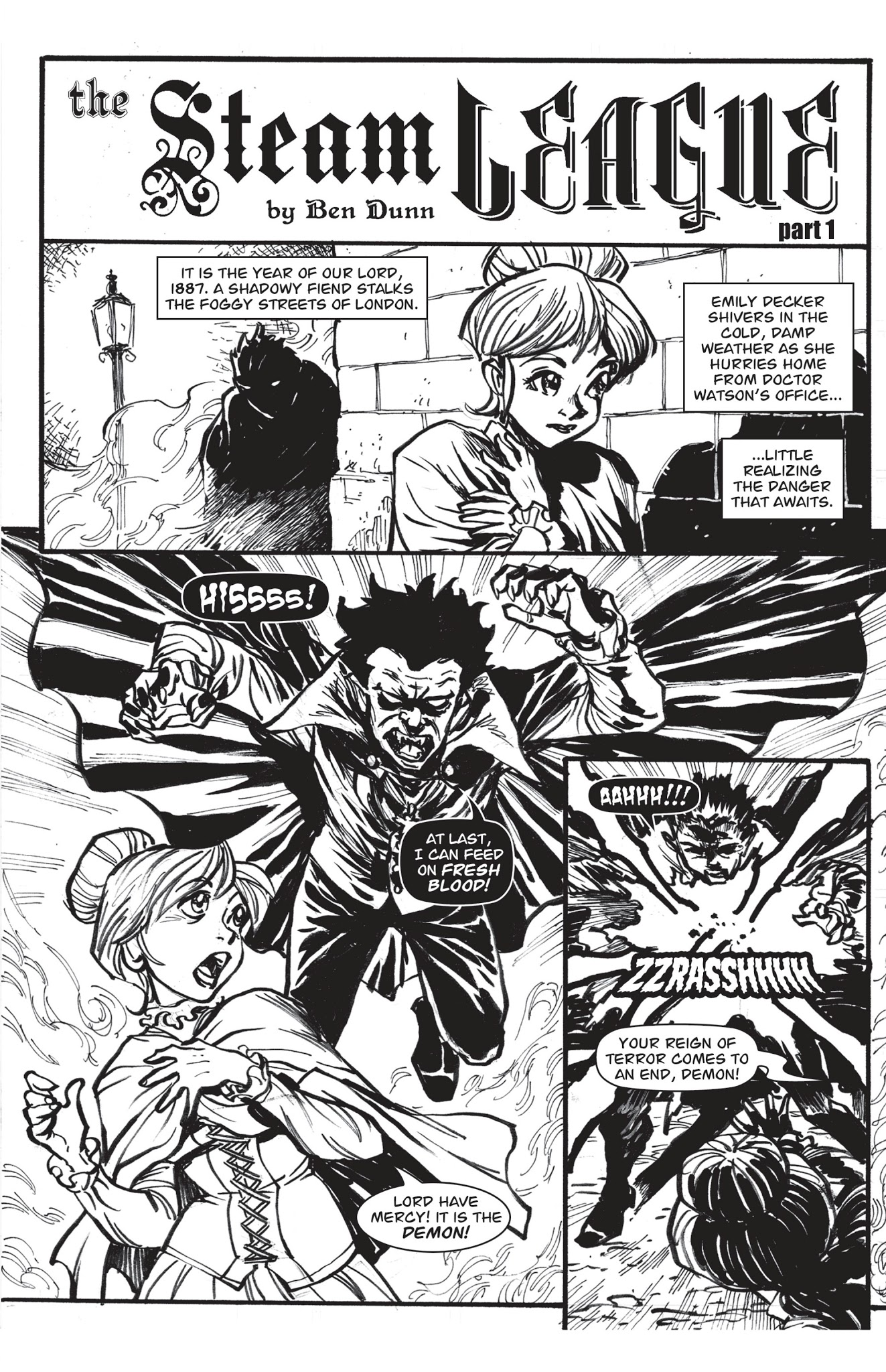 Read online The Steam League comic -  Issue #1 - 3