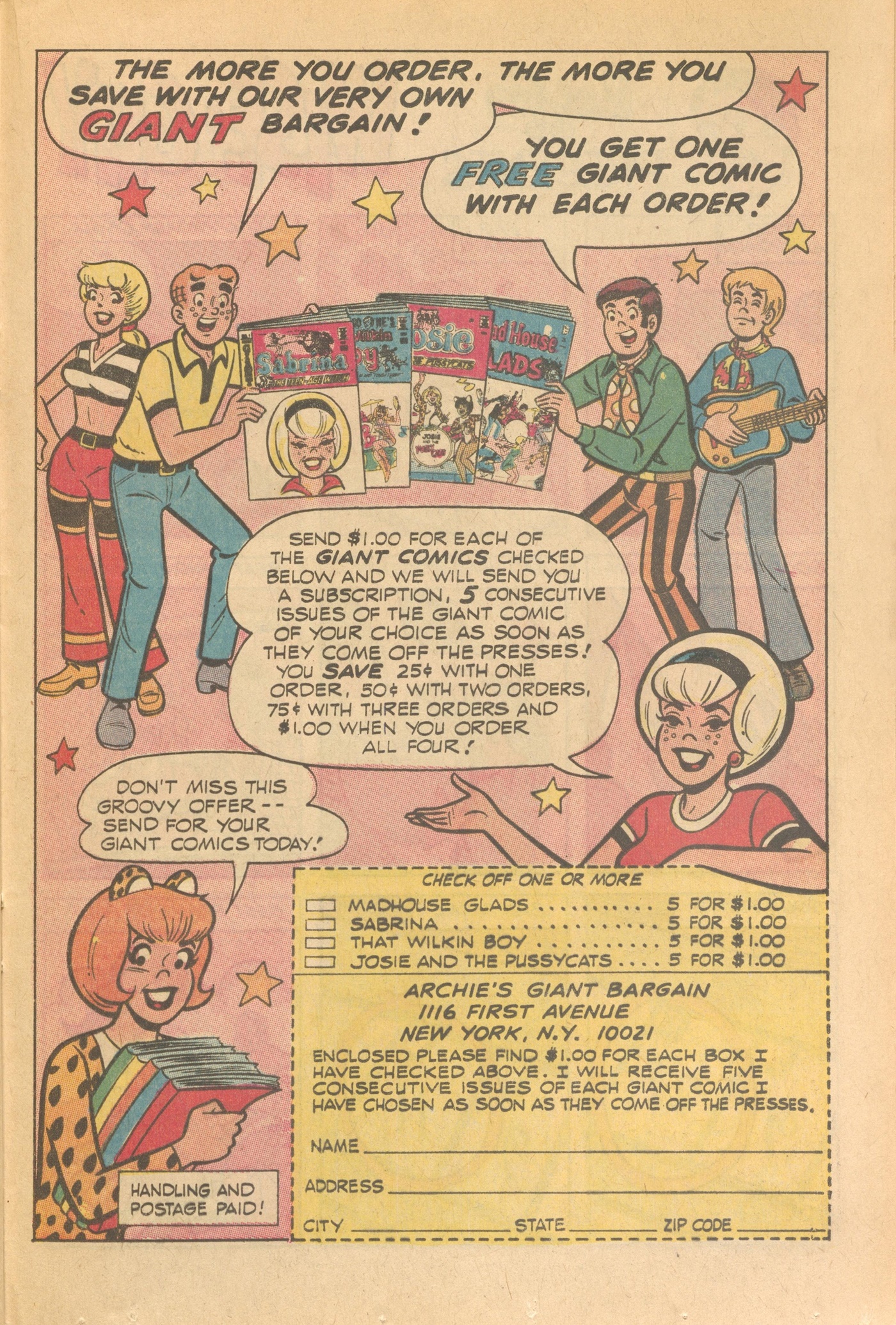 Read online Reggie's Wise Guy Jokes comic -  Issue #18 - 37