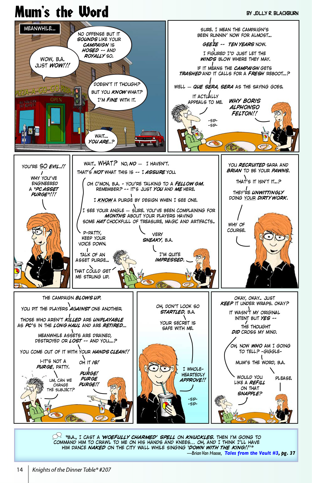 Read online Knights of the Dinner Table comic -  Issue #207 - 16