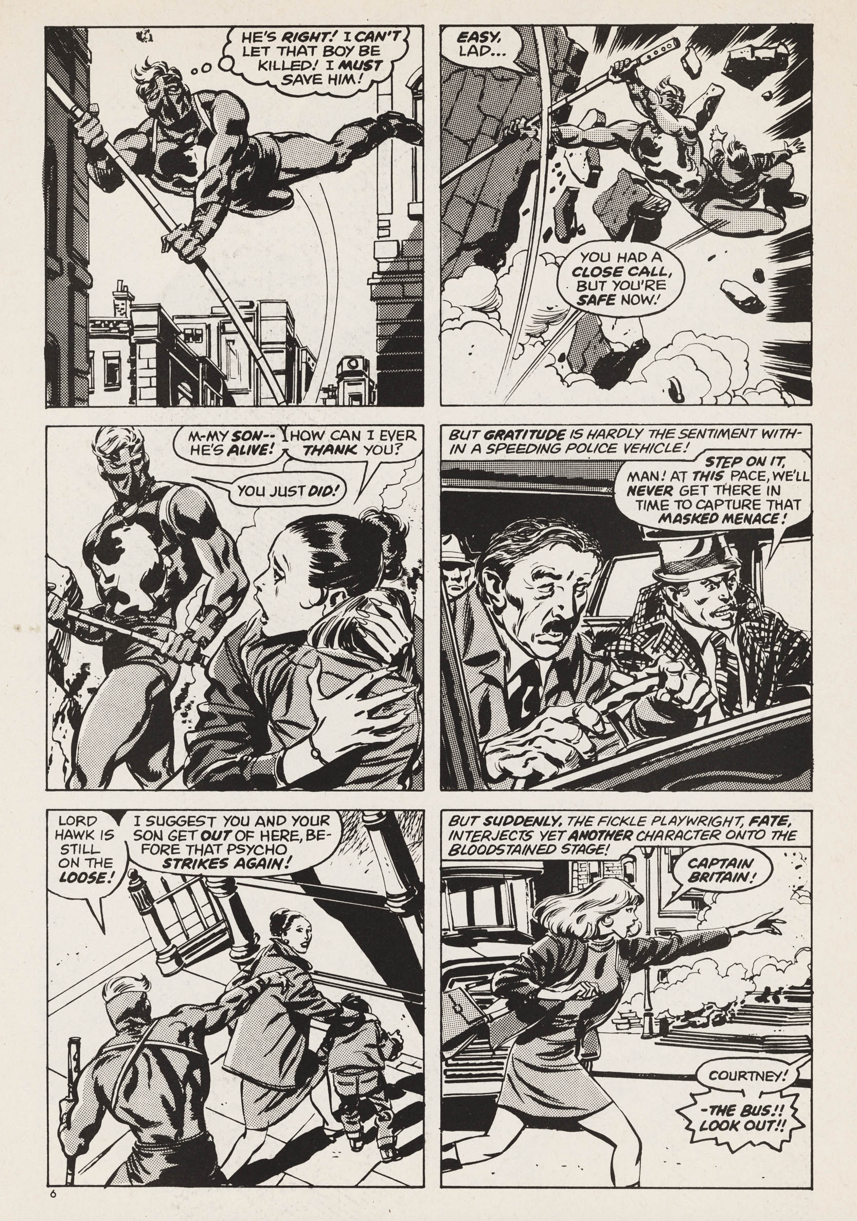 Read online Captain Britain (1976) comic -  Issue #30 - 6