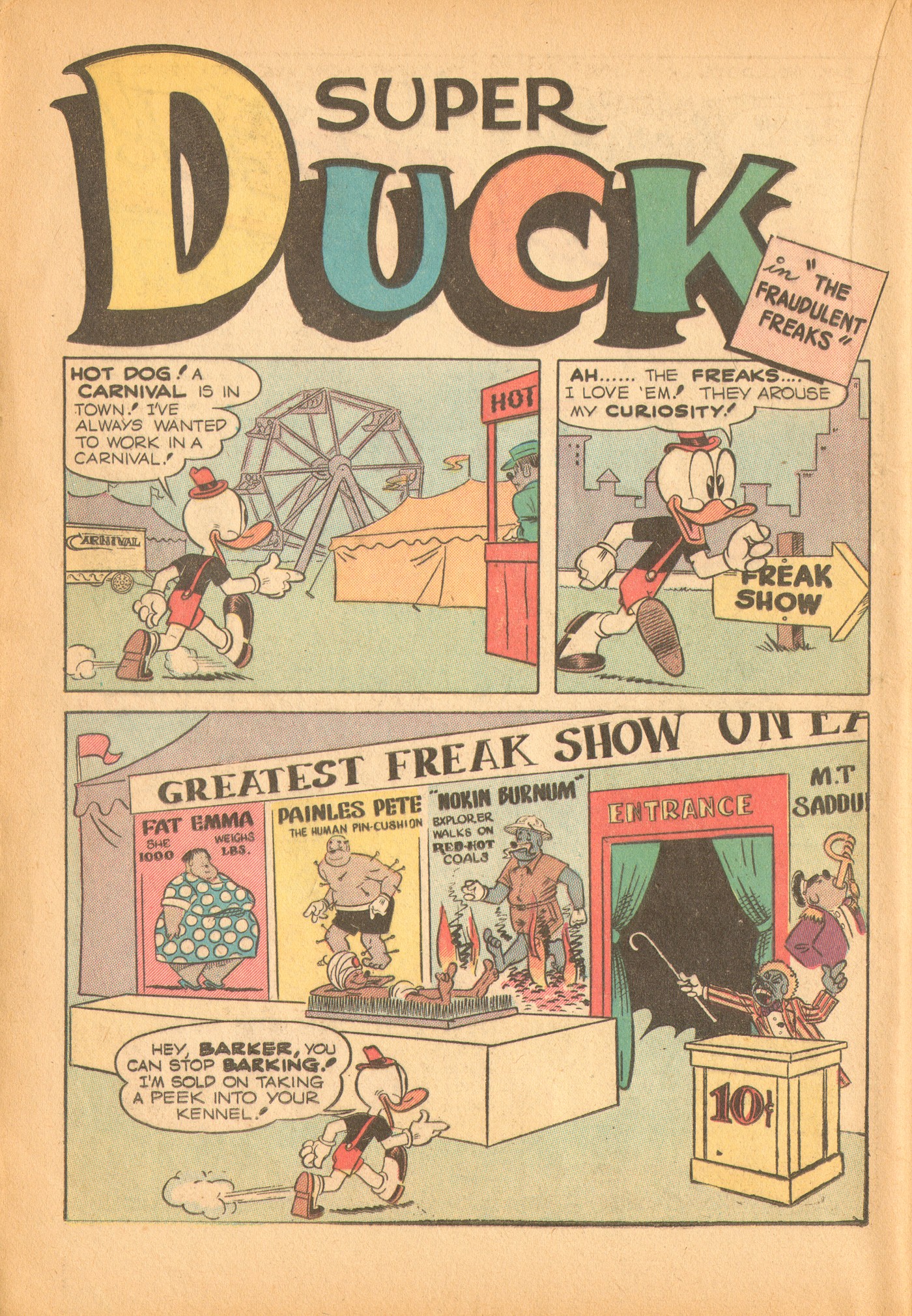 Read online Super Duck Comics comic -  Issue #33 - 22