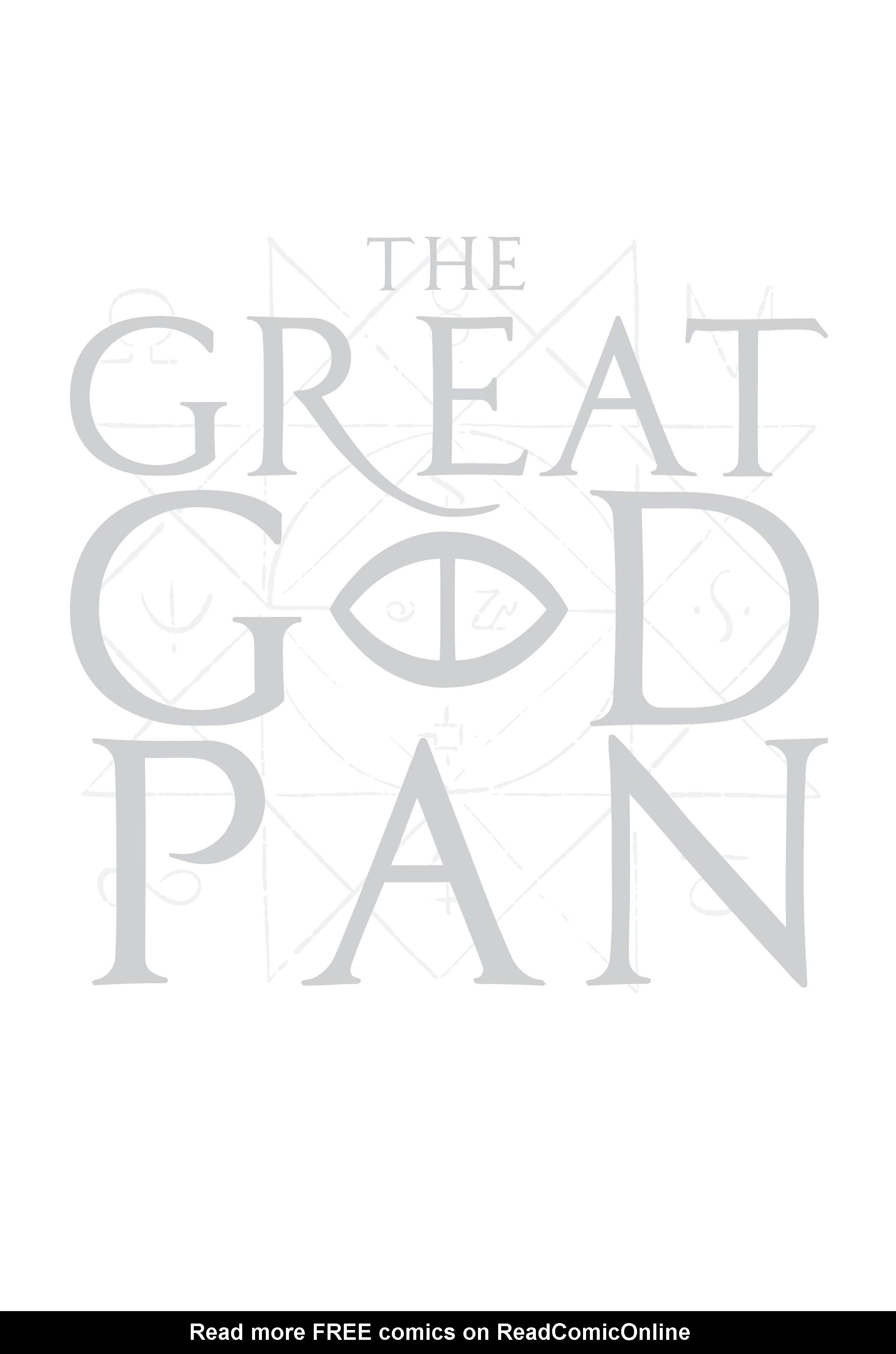 Read online The Great God Pan comic -  Issue # TPB - 4