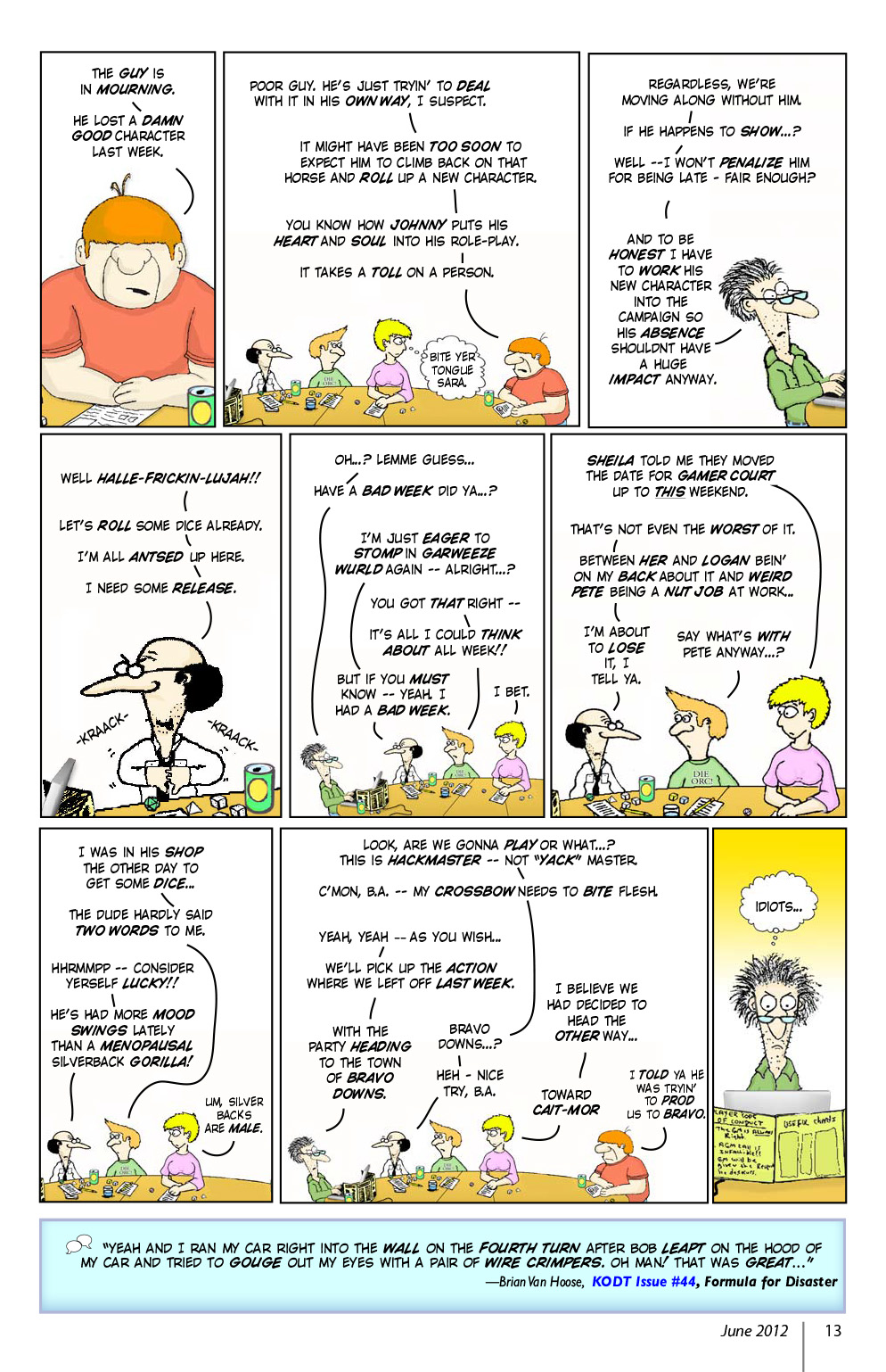 Read online Knights of the Dinner Table comic -  Issue #188 - 15