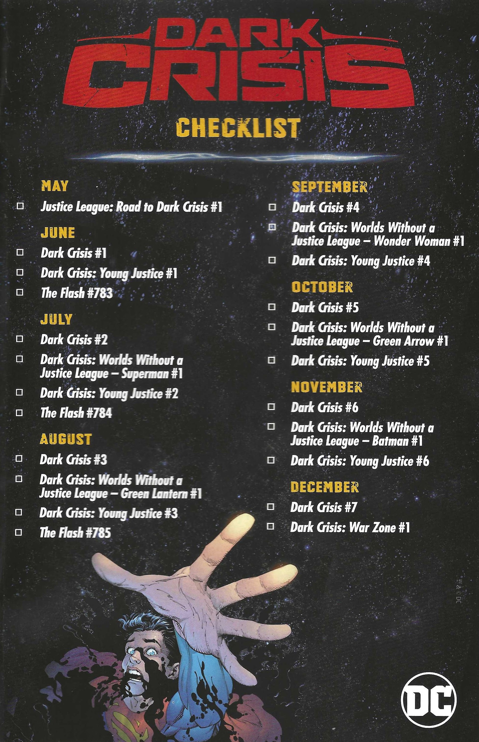 Read online Free Comic Book Day 2022 comic -  Issue # Dark Crisis - 22