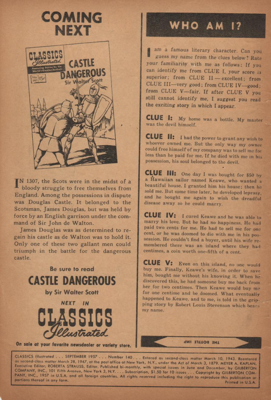 Read online Classics Illustrated comic -  Issue #140 - 2