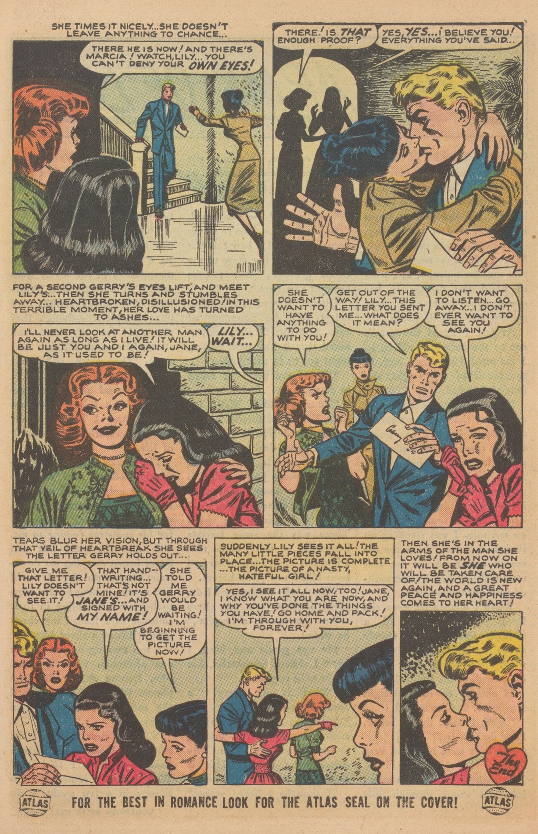 Read online Love Romances comic -  Issue #30 - 9