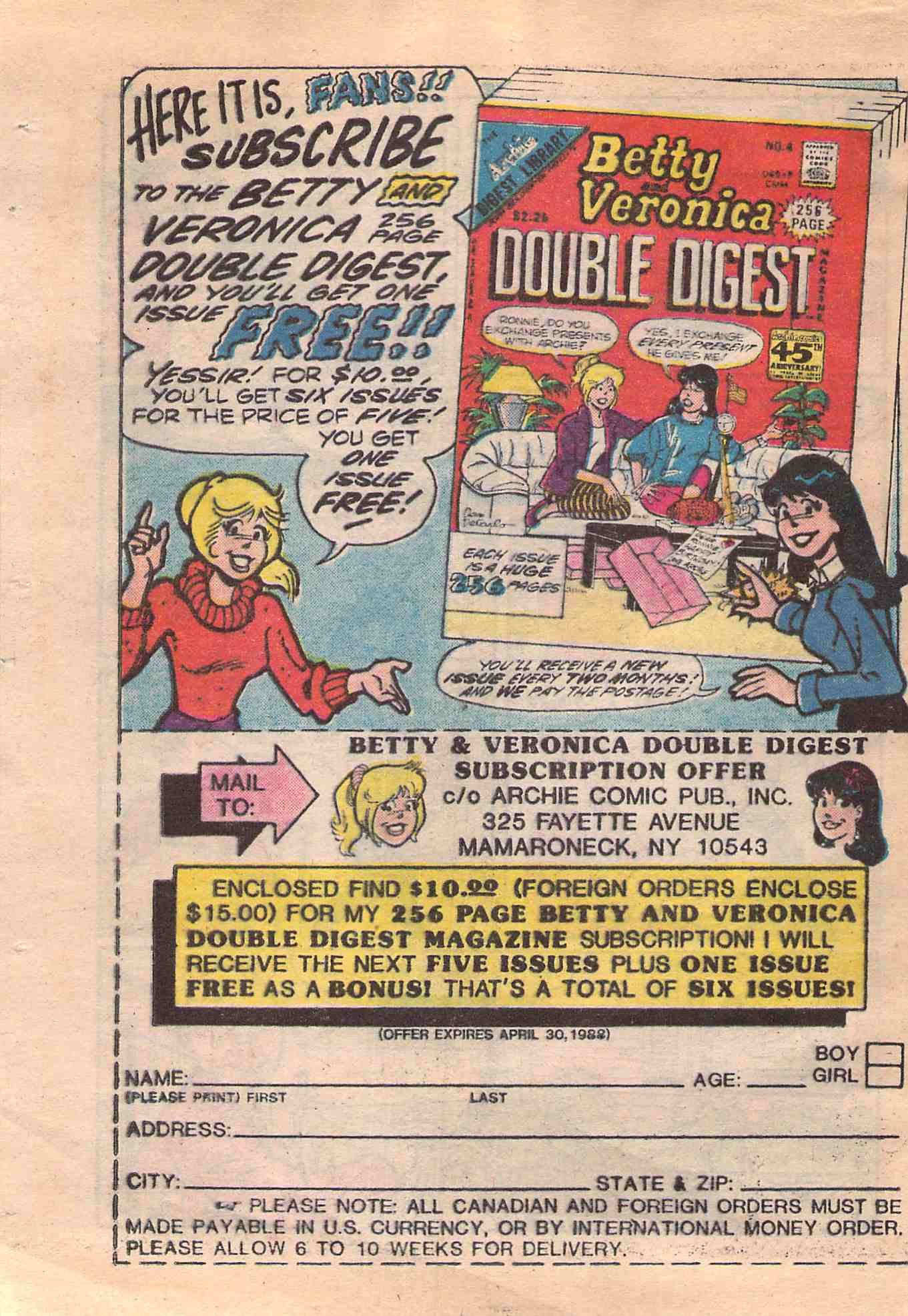 Read online Archie's Double Digest Magazine comic -  Issue #32 - 11