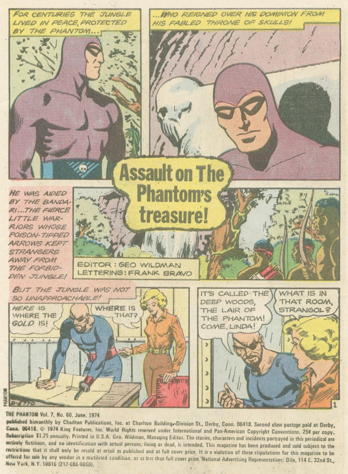 Read online The Phantom (1969) comic -  Issue #60 - 2