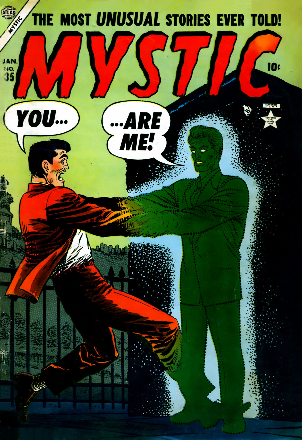 Read online Mystic (1951) comic -  Issue #35 - 1