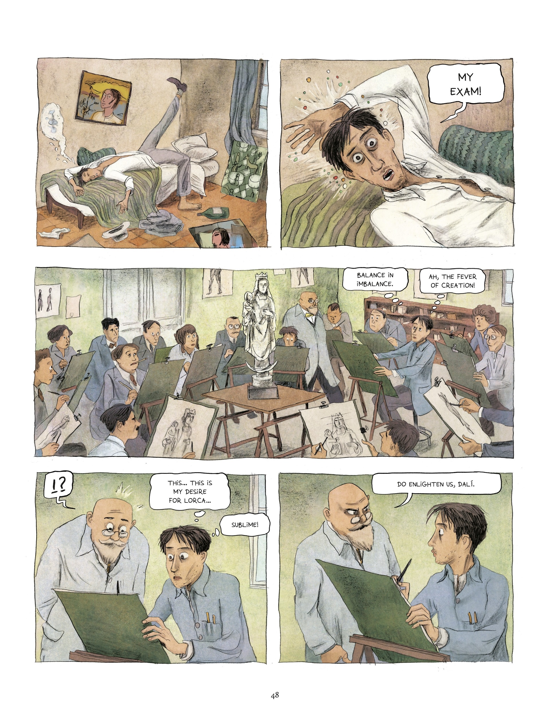 Read online Dalí: Before Gala comic -  Issue # TPB - 50