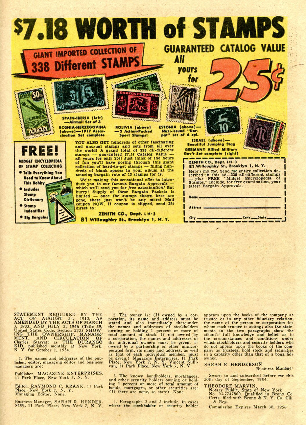 Read online Charles Starrett as The Durango Kid comic -  Issue #38 - 19