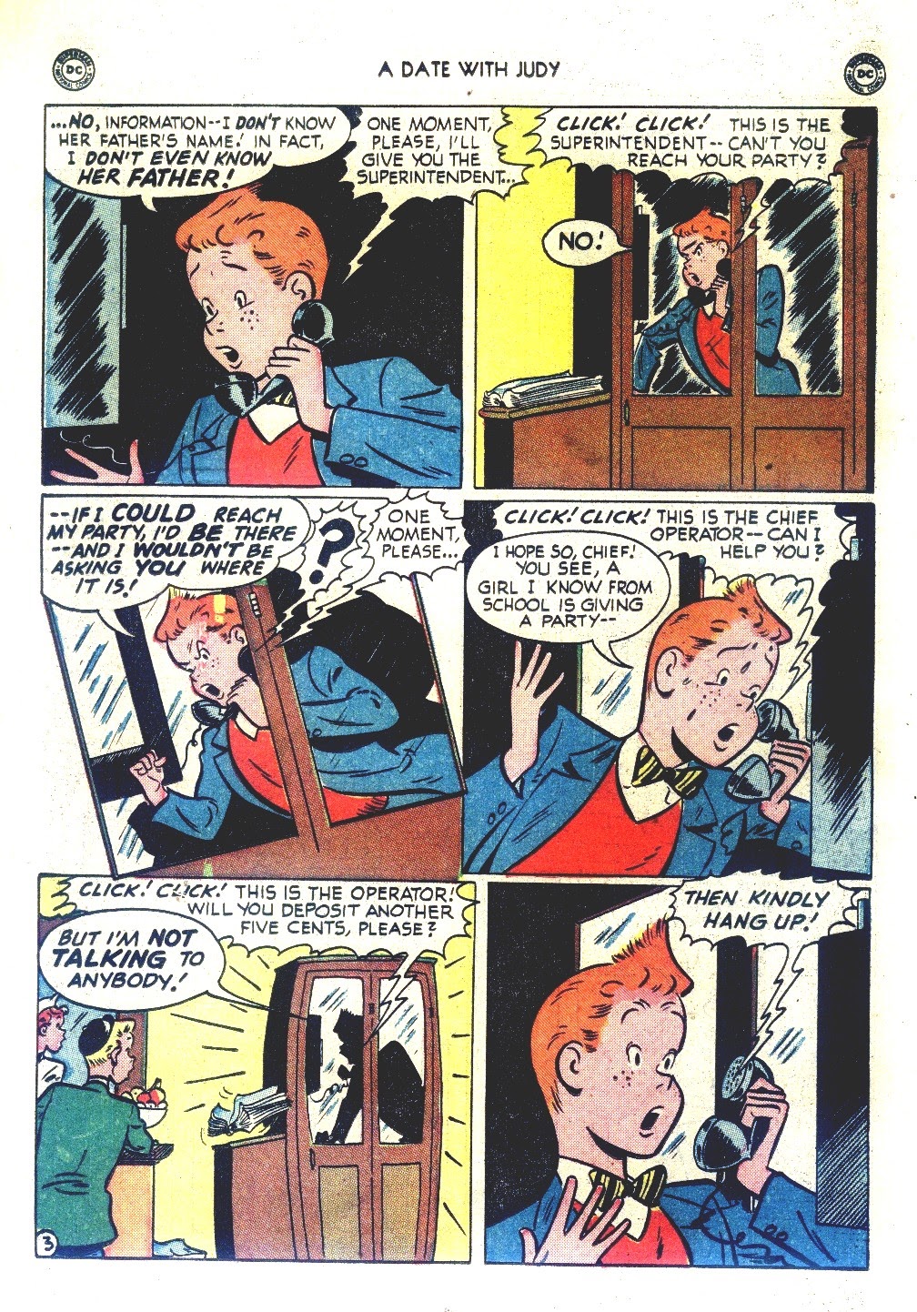 Read online A Date with Judy comic -  Issue #15 - 36