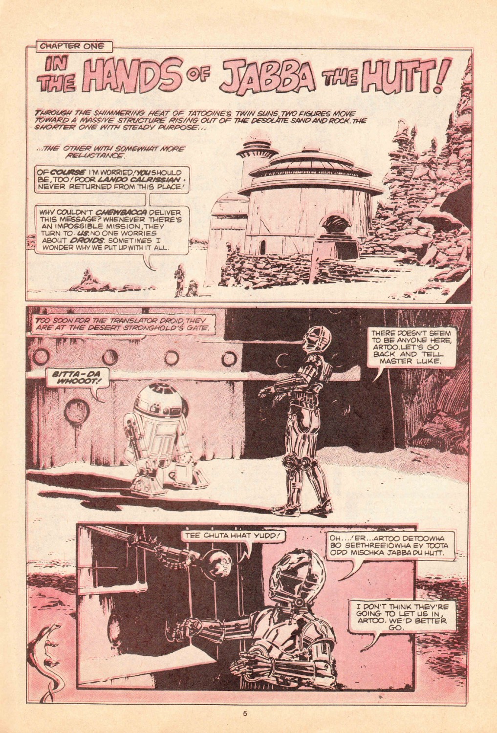 Read online Return of the Jedi comic -  Issue #1 - 5