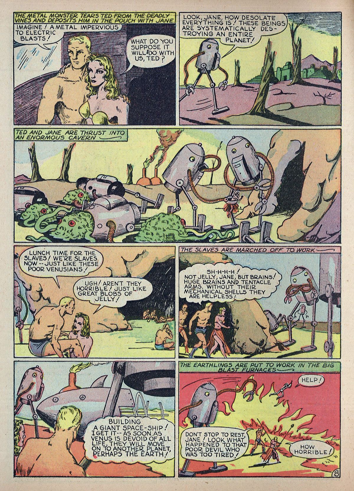 Read online Exciting Comics comic -  Issue #3 - 10