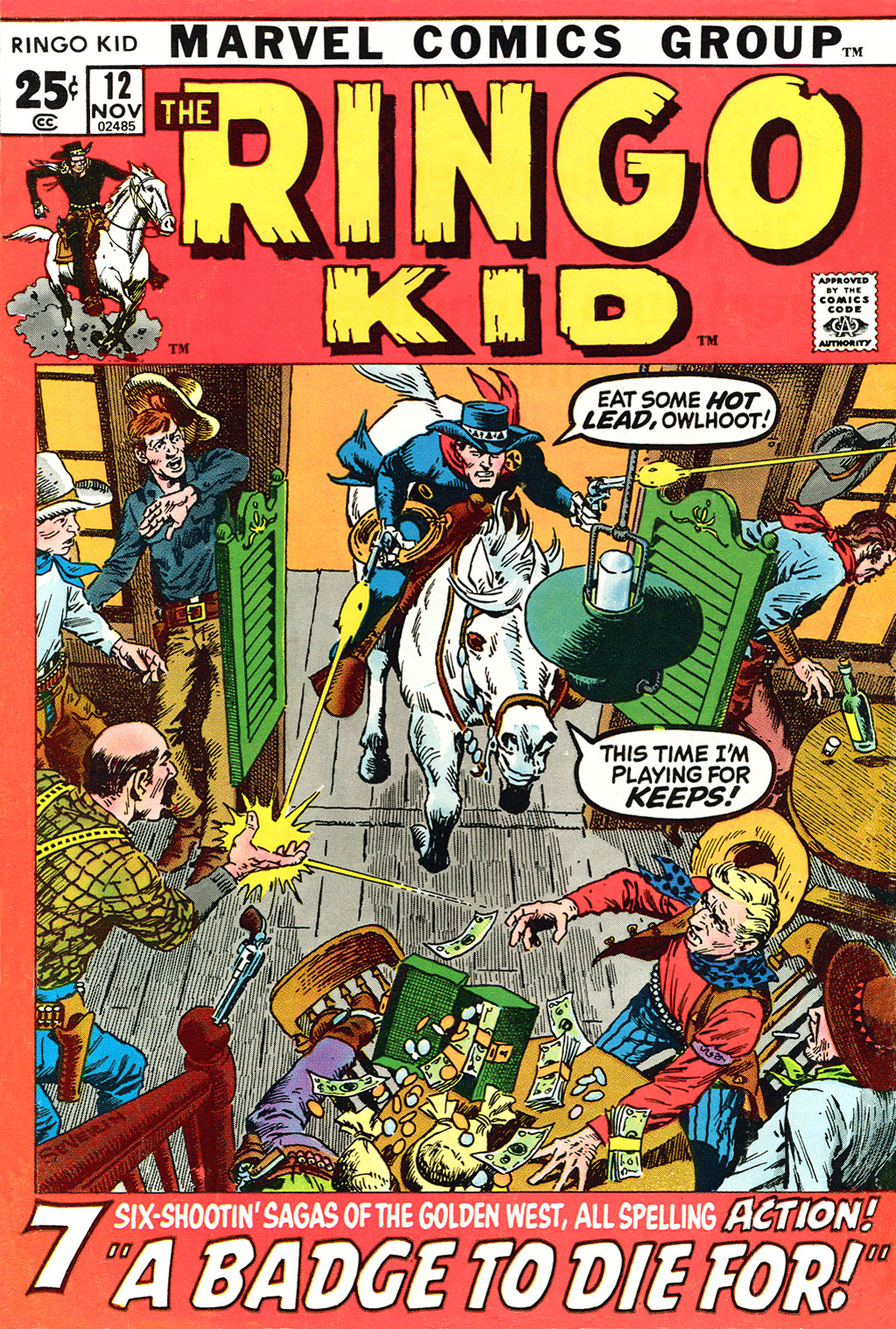 Read online Ringo Kid (1970) comic -  Issue #12 - 1