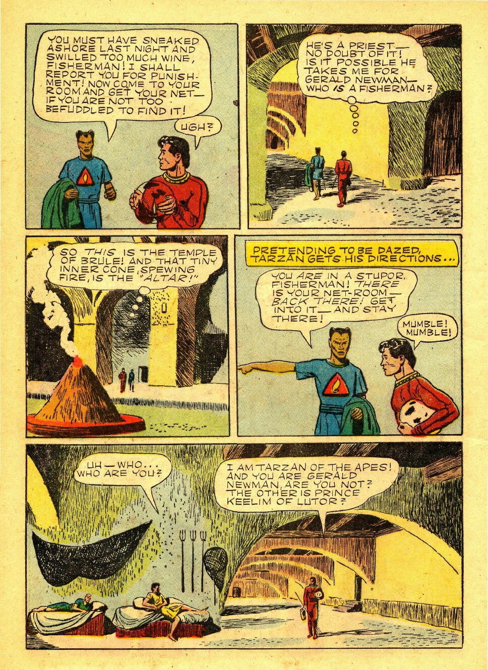 Read online Tarzan (1948) comic -  Issue #38 - 16