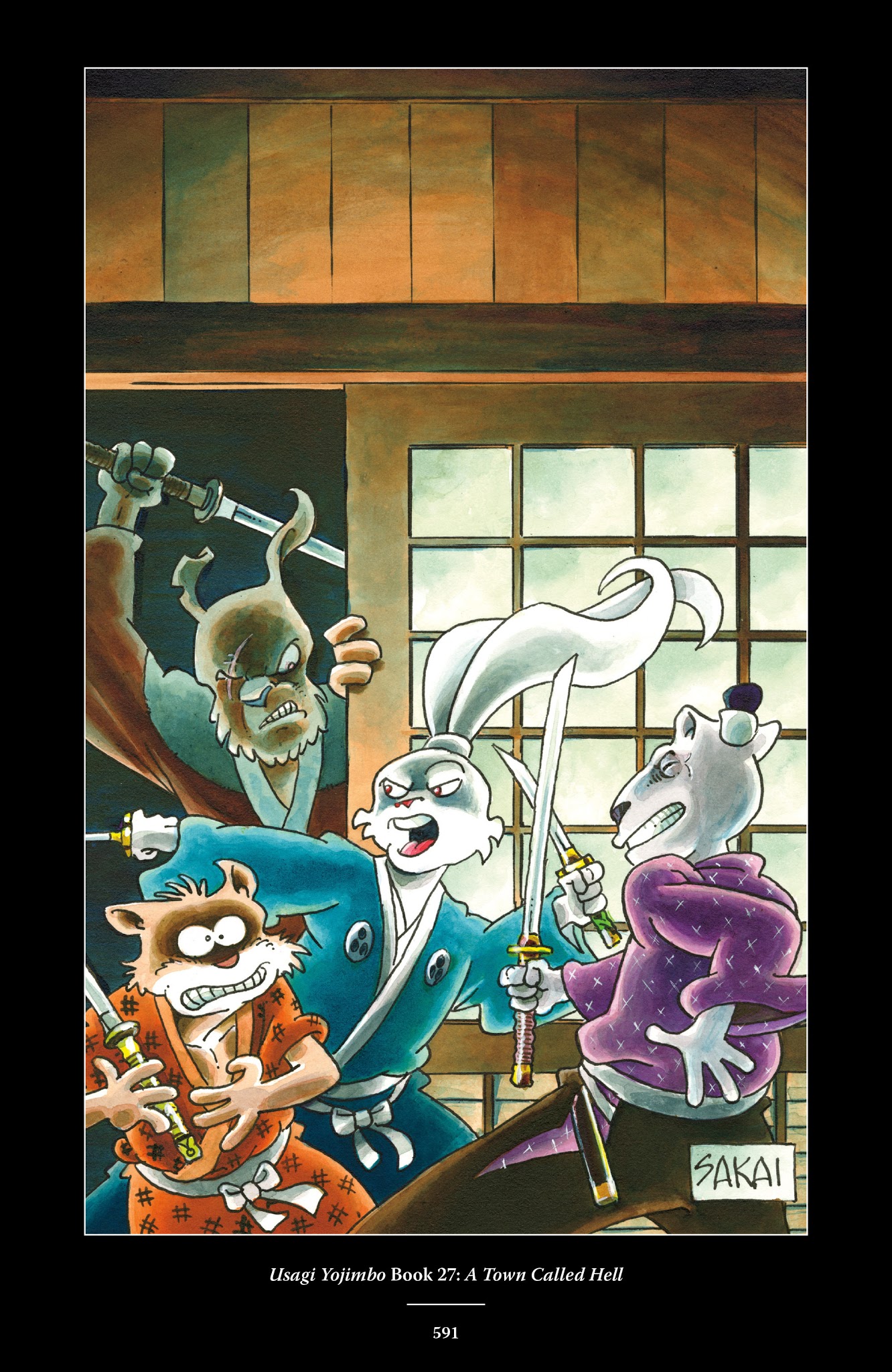 Read online The Usagi Yojimbo Saga comic -  Issue # TPB 7 - 581