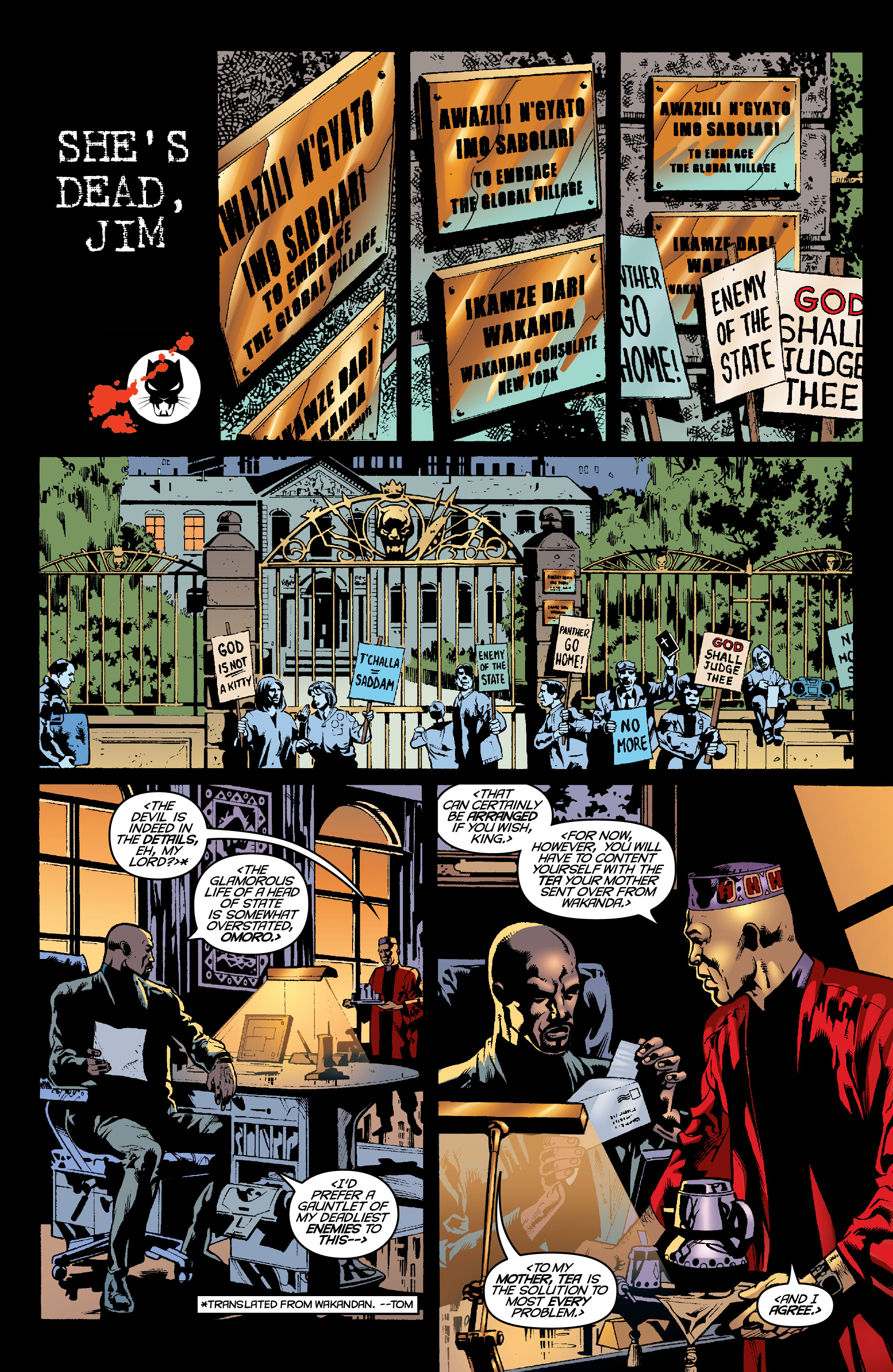 Read online Black Panther by Christopher Priest Omnibus comic -  Issue # TPB (Part 8) - 14