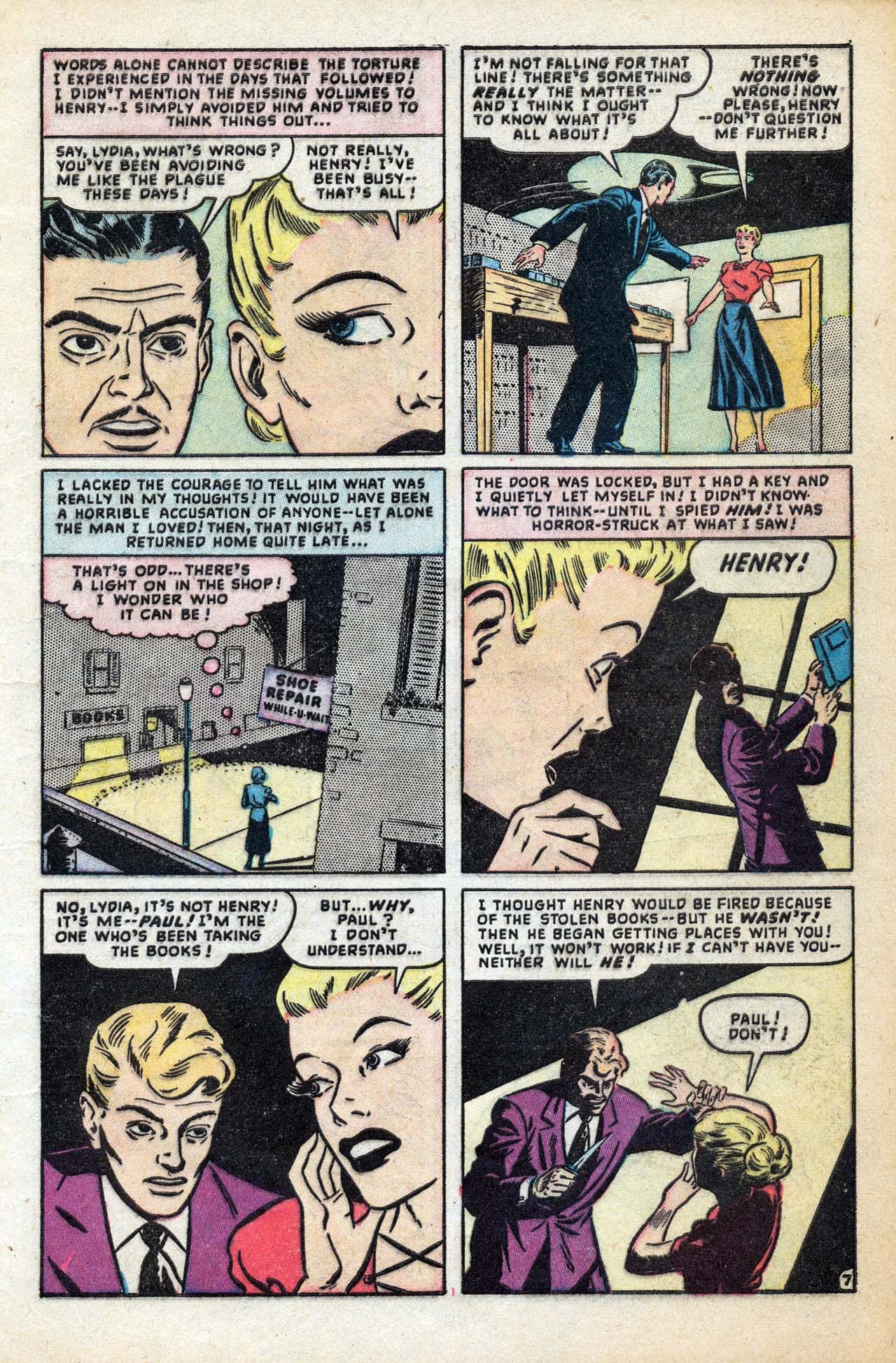 Read online Love Romances comic -  Issue #8 - 9