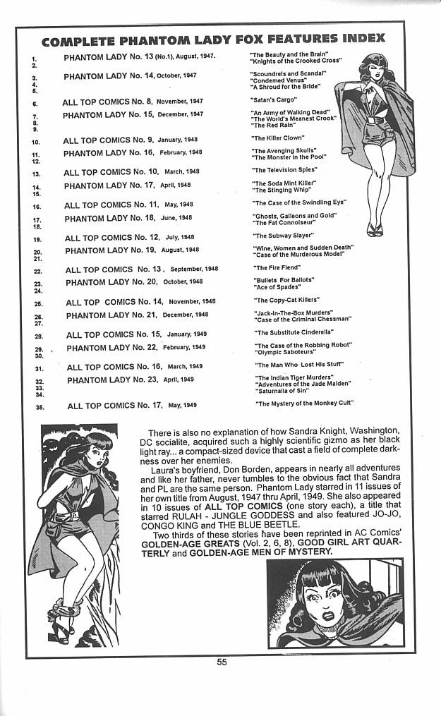 Read online Official Golden-Age Hero & Heroine Directory comic -  Issue # TPB - 58
