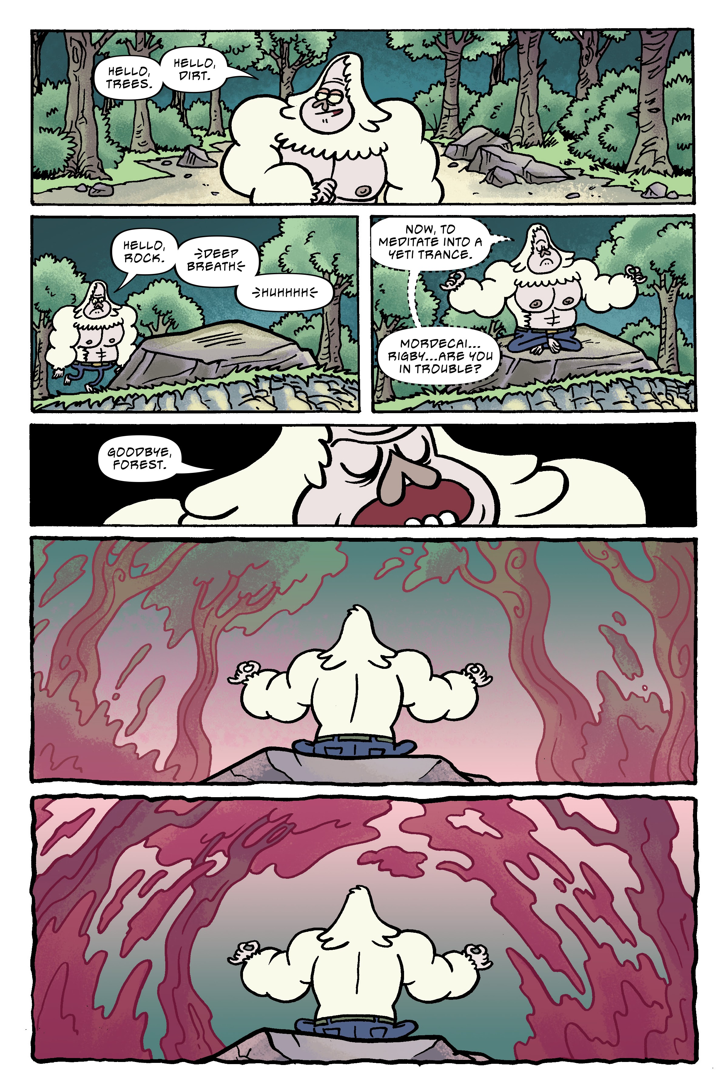 Read online Regular Show: Wrasslesplosion comic -  Issue # TPB - 63