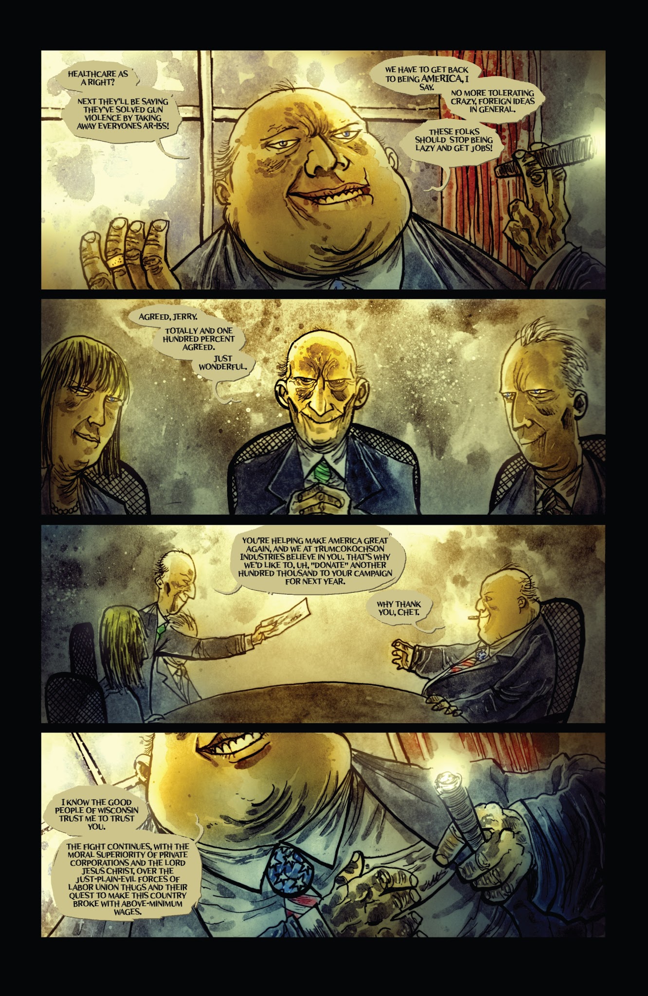 Read online Wormwood Gentleman Corpse: Mr. Wormwood Goes To Washington comic -  Issue #1 - 4