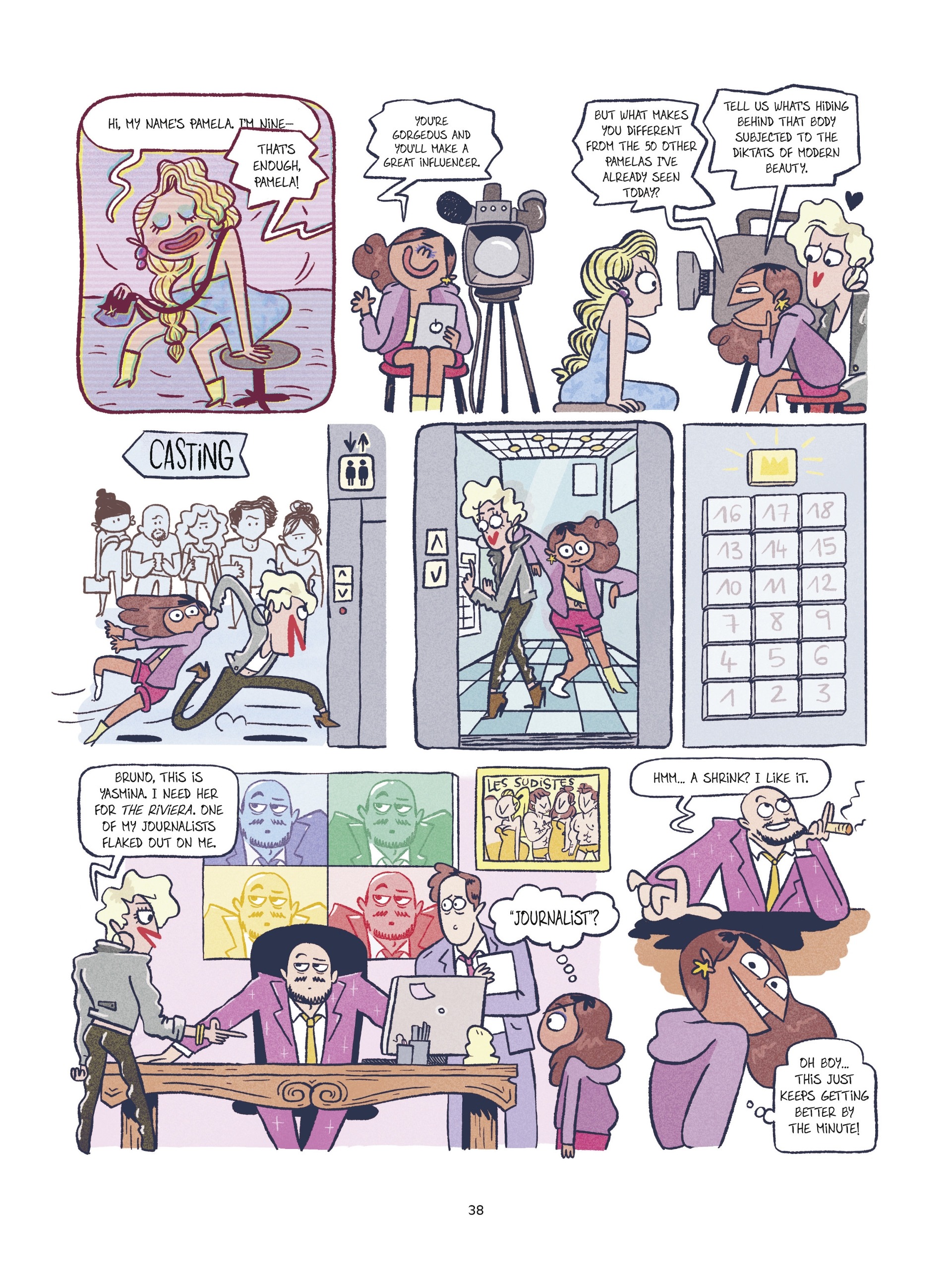 Read online Praising the Surface Behind the Scenes of Reality TV comic -  Issue # TPB - 34