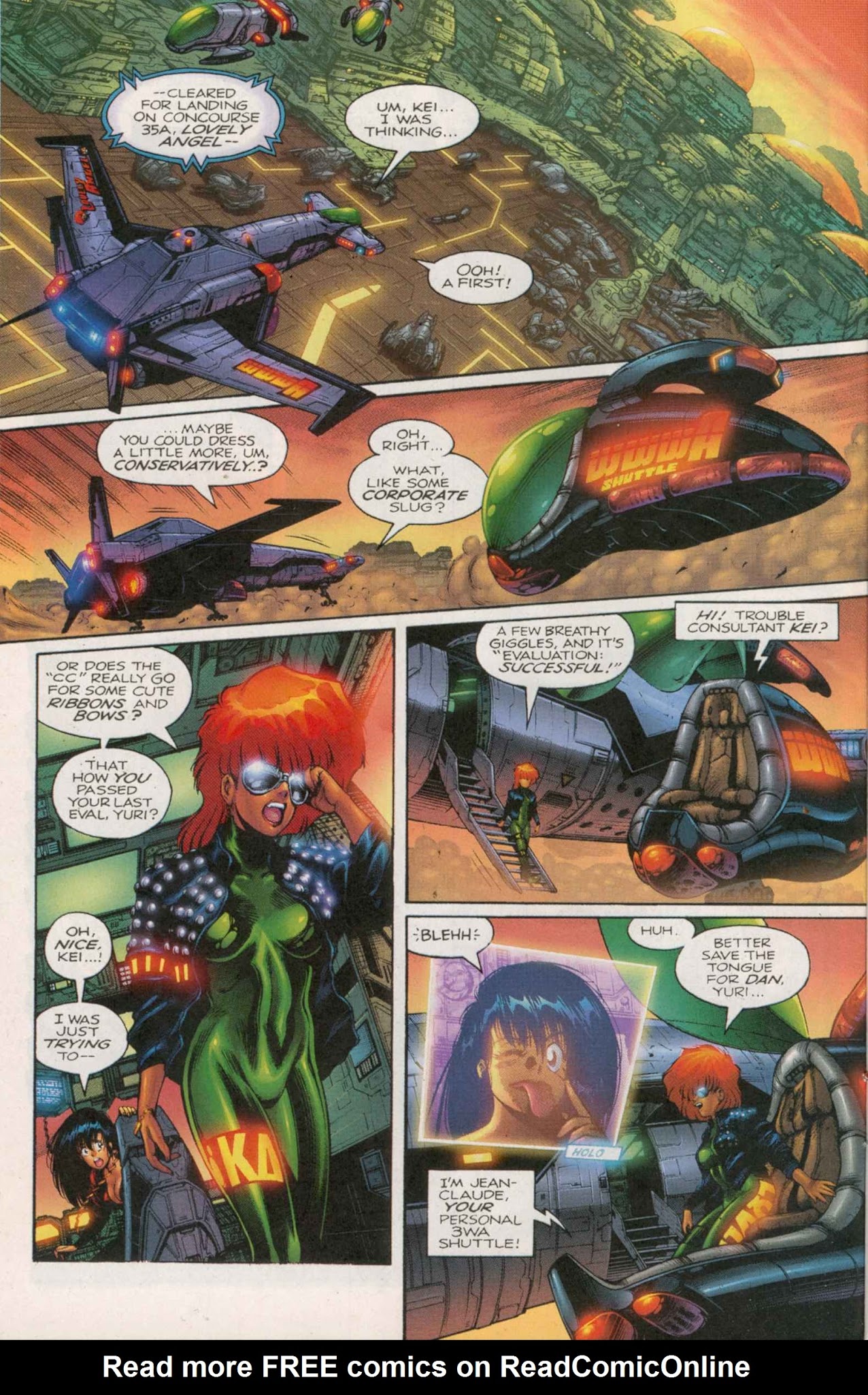 Read online The Dirty Pair: Sim Hell Remastered comic -  Issue #1 - 10