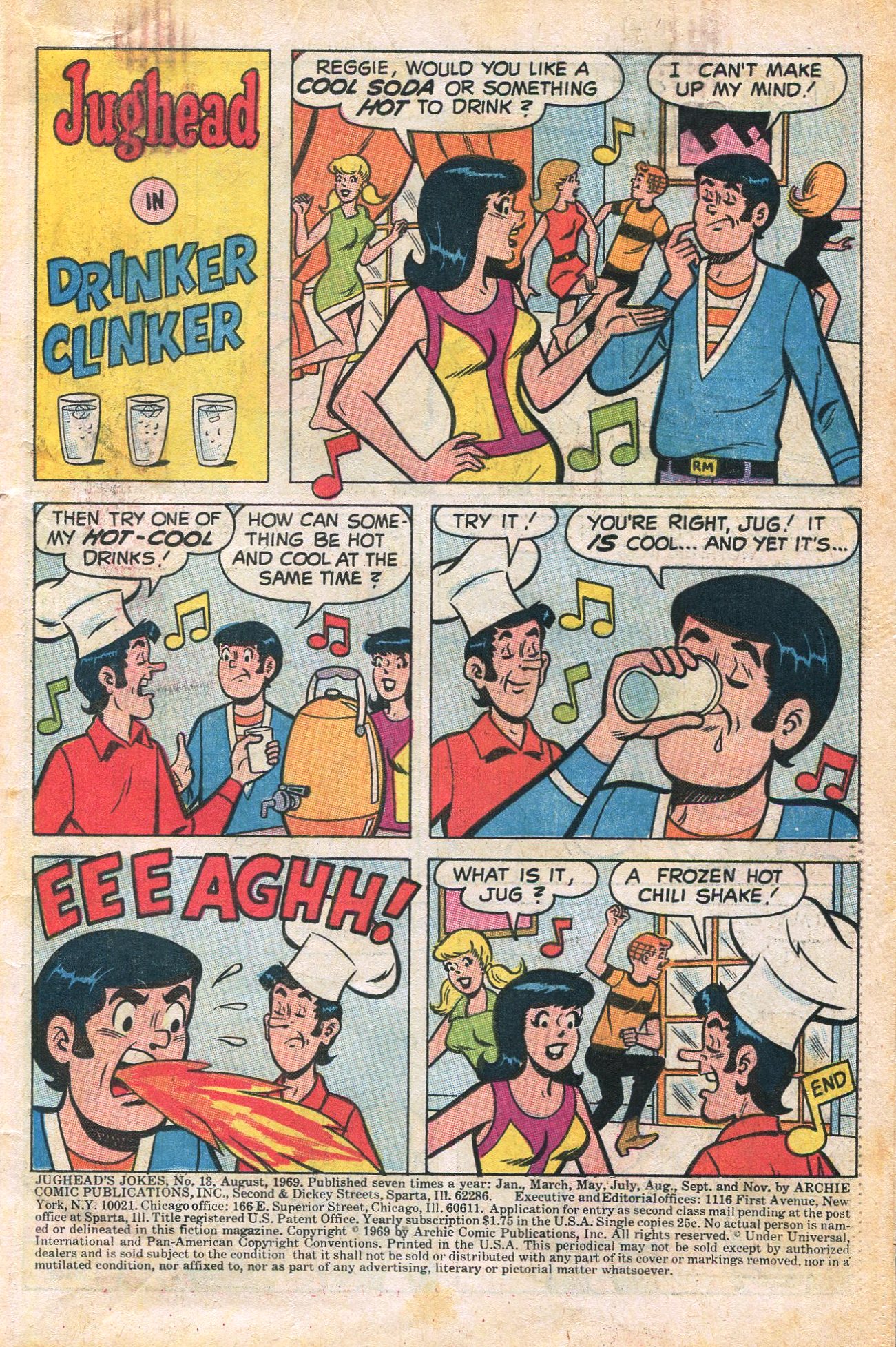 Read online Jughead's Jokes comic -  Issue #13 - 3