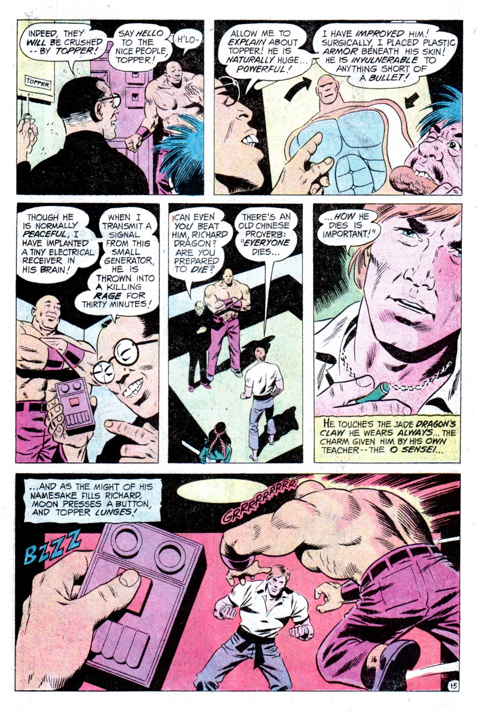 Read online Richard Dragon, Kung-Fu Fighter comic -  Issue #7 - 16