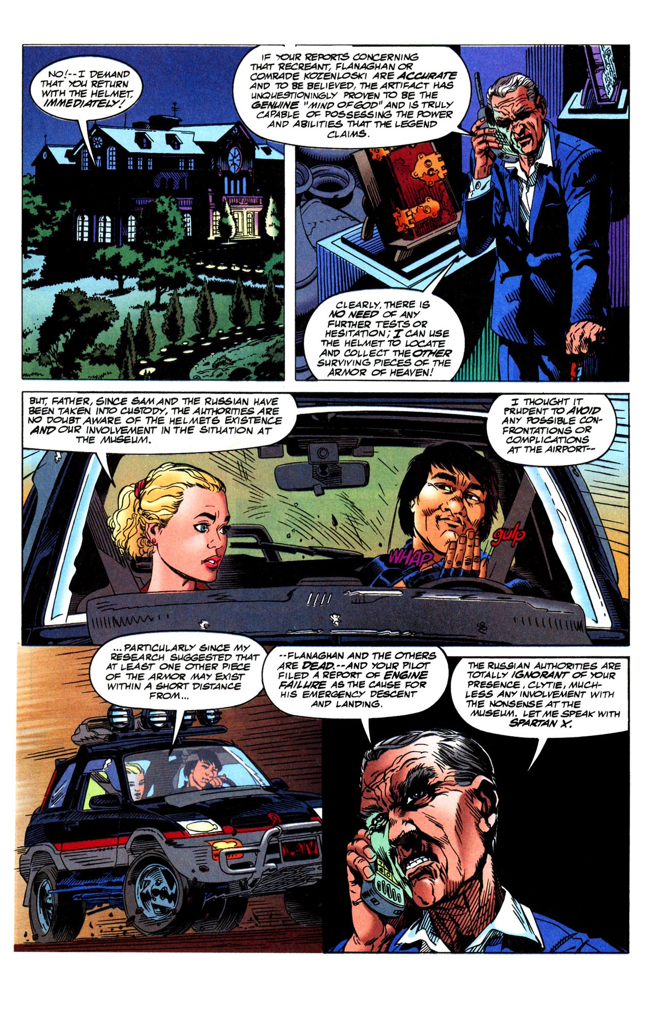 Read online Jackie Chan's Spartan X: The Armour of Heaven comic -  Issue #3 - 13