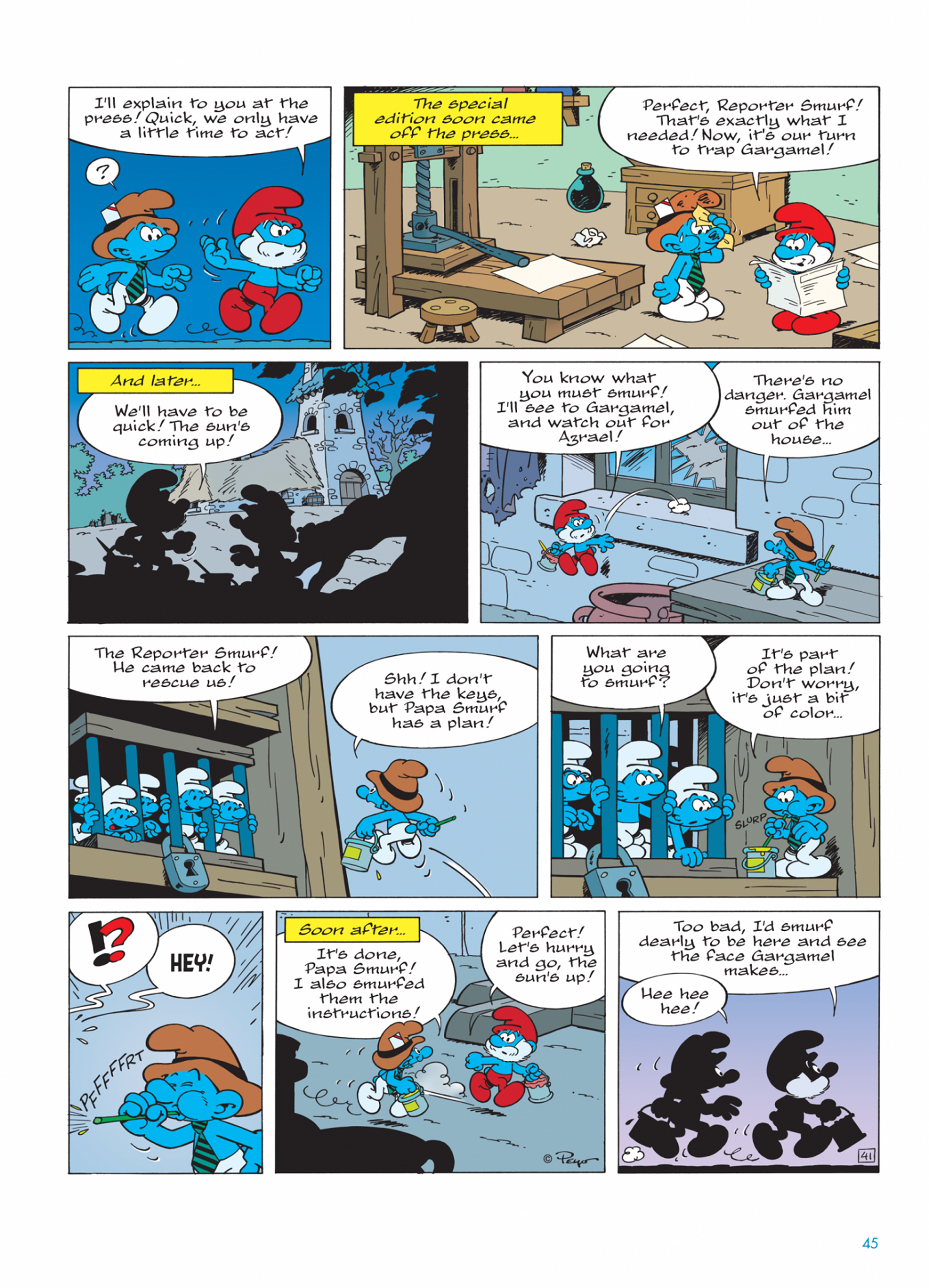Read online The Smurfs comic -  Issue #24 - 45