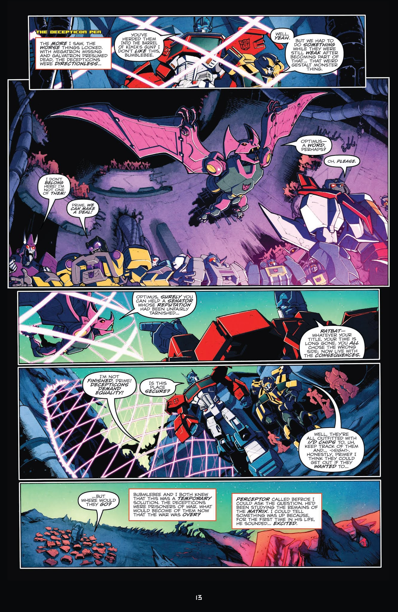 Read online Transformers: The IDW Collection Phase Two comic -  Issue # TPB 1 (Part 1) - 13