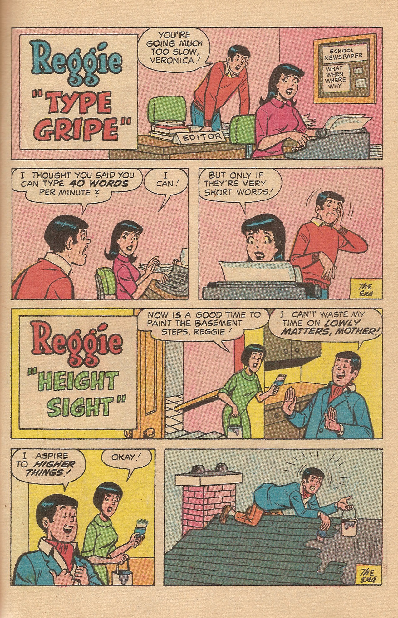 Read online Reggie's Wise Guy Jokes comic -  Issue #5 - 27