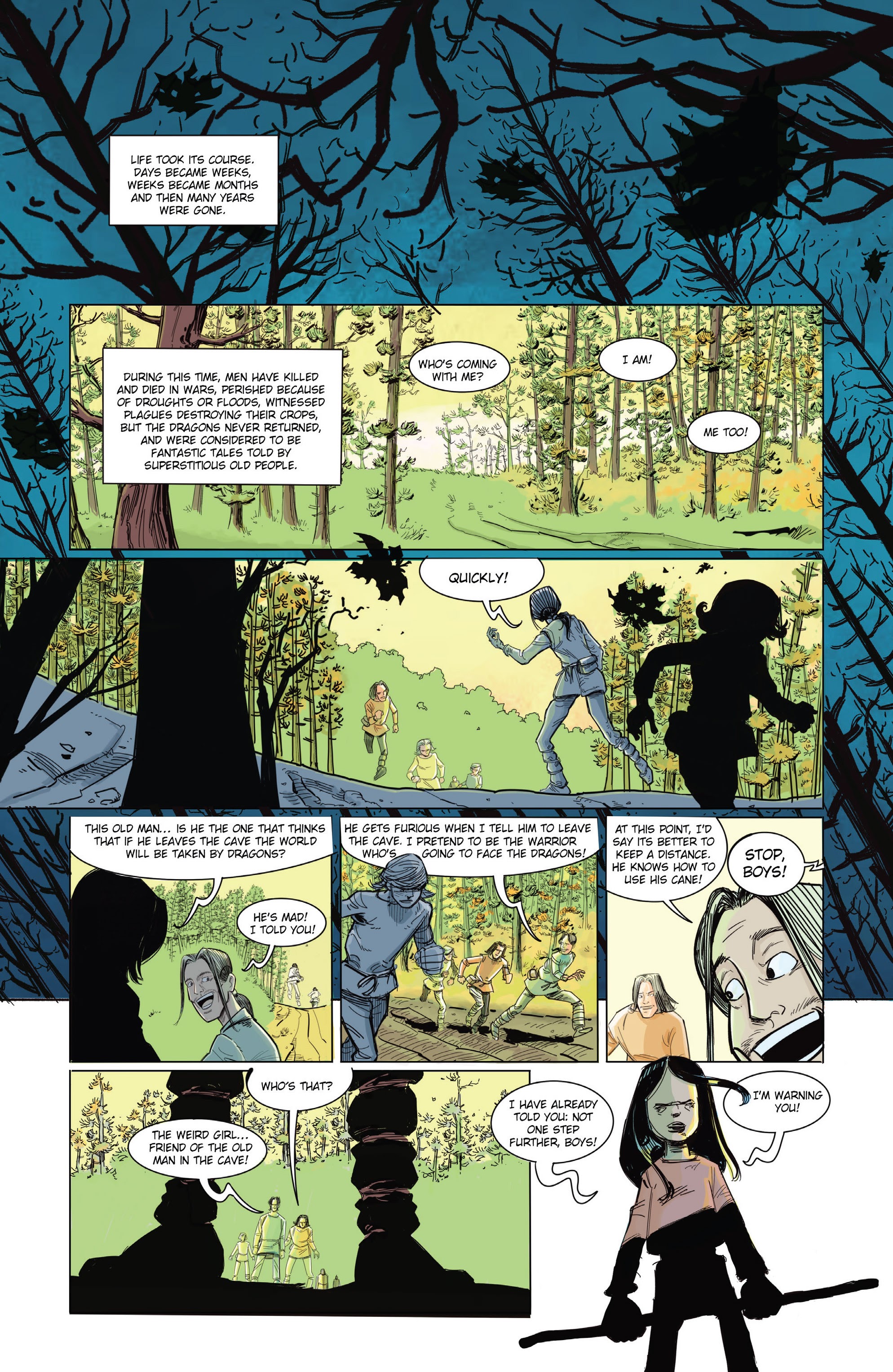 Read online Claire and the Dragons comic -  Issue #1 - 4