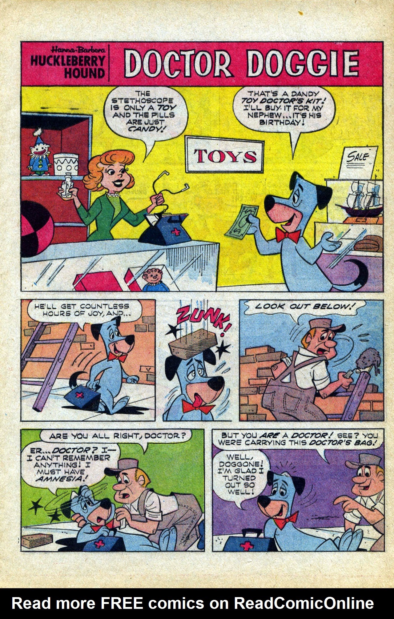Read online Huckleberry Hound (1960) comic -  Issue #36 - 13