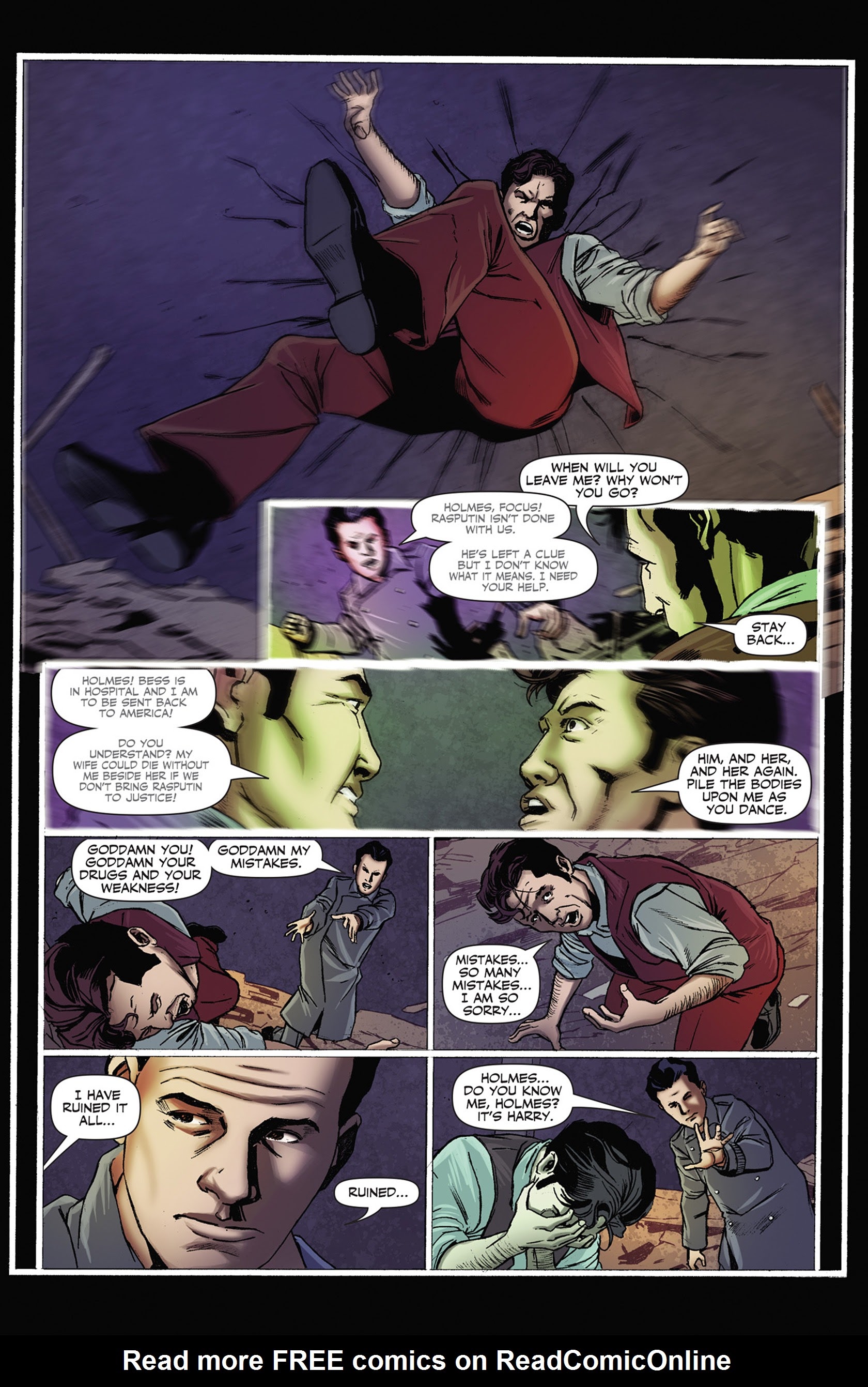 Read online Sherlock Holmes vs. Harry Houdini comic -  Issue #4 - 12